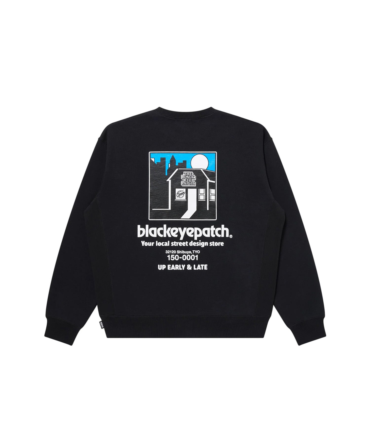 DESIGN STORE CREW SWEAT - Black Eye Patch (ブラックアイパッチ
