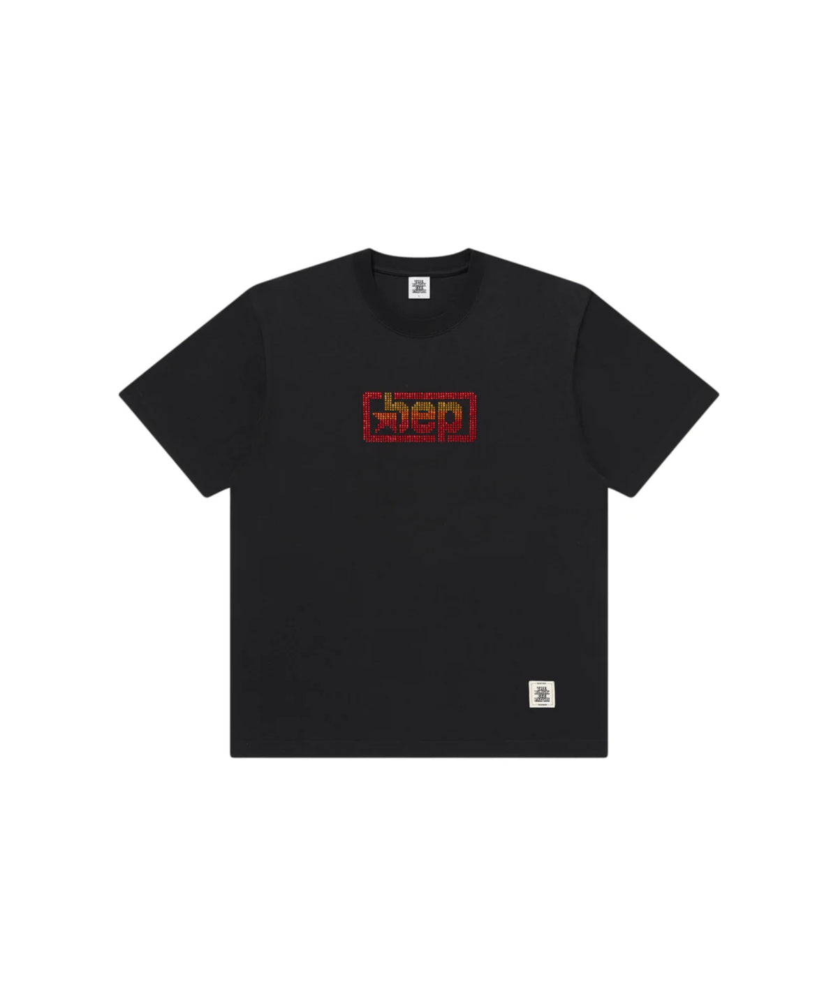 RHINESTONED URBAN STAR LOGO TEE