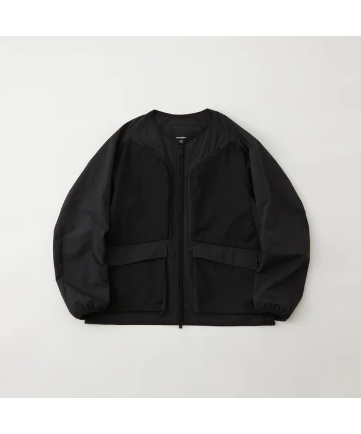 POLYESTER TAFFETA NO COLLAR BLOUSON