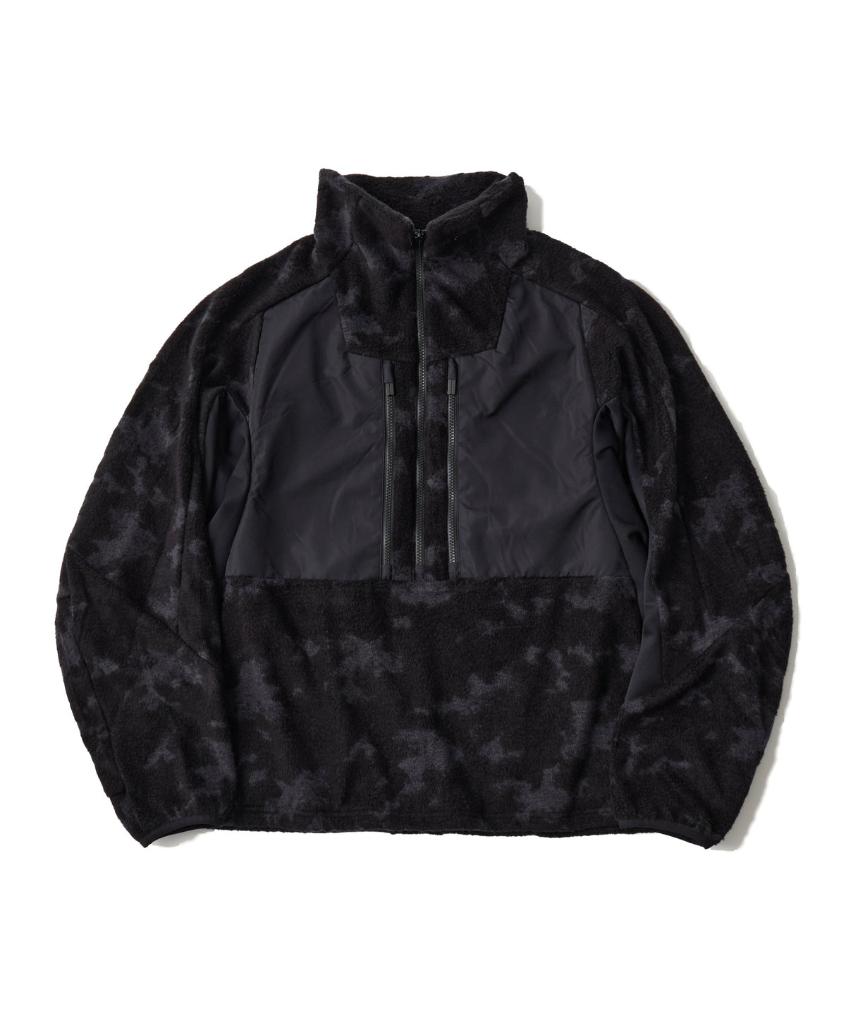 CAMO FLEECE HALF ZIP PULLOVER