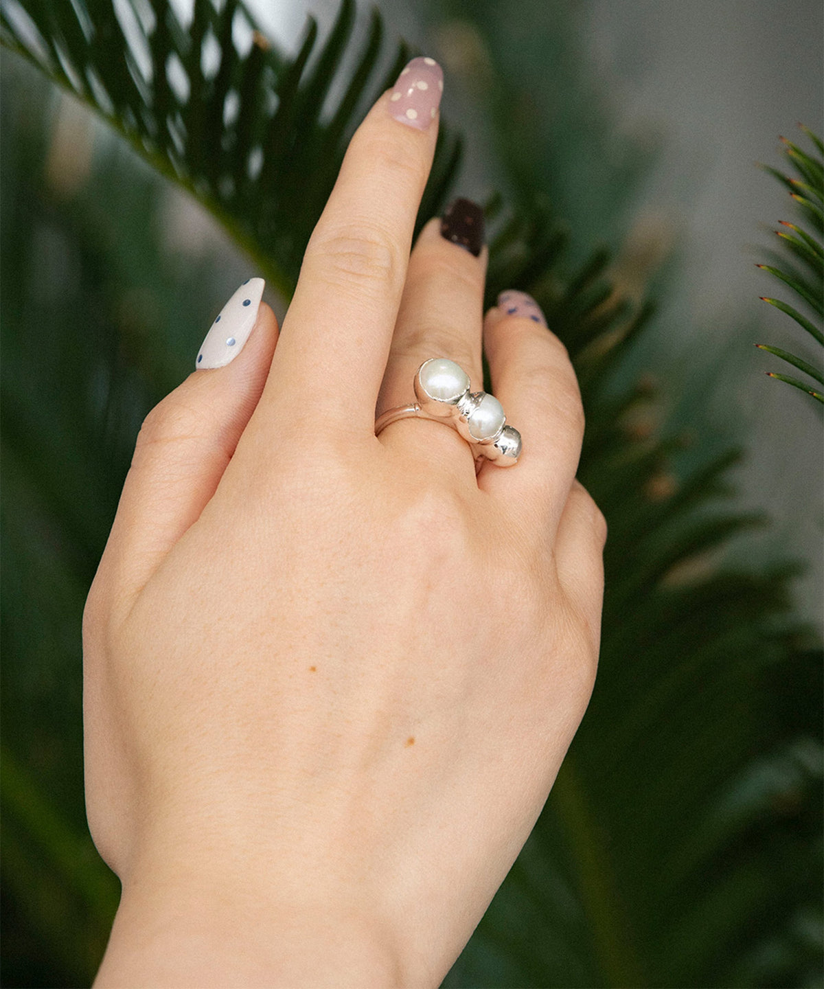 BAROQOE PEARL TSUBOMI DIP RING
