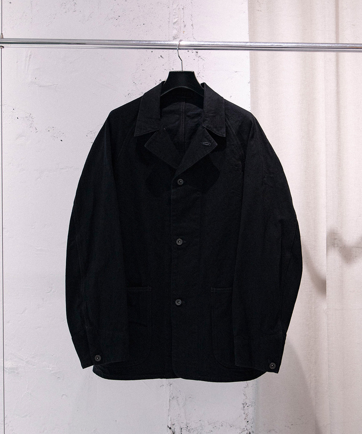 ブラックデニム ワークジャケット
