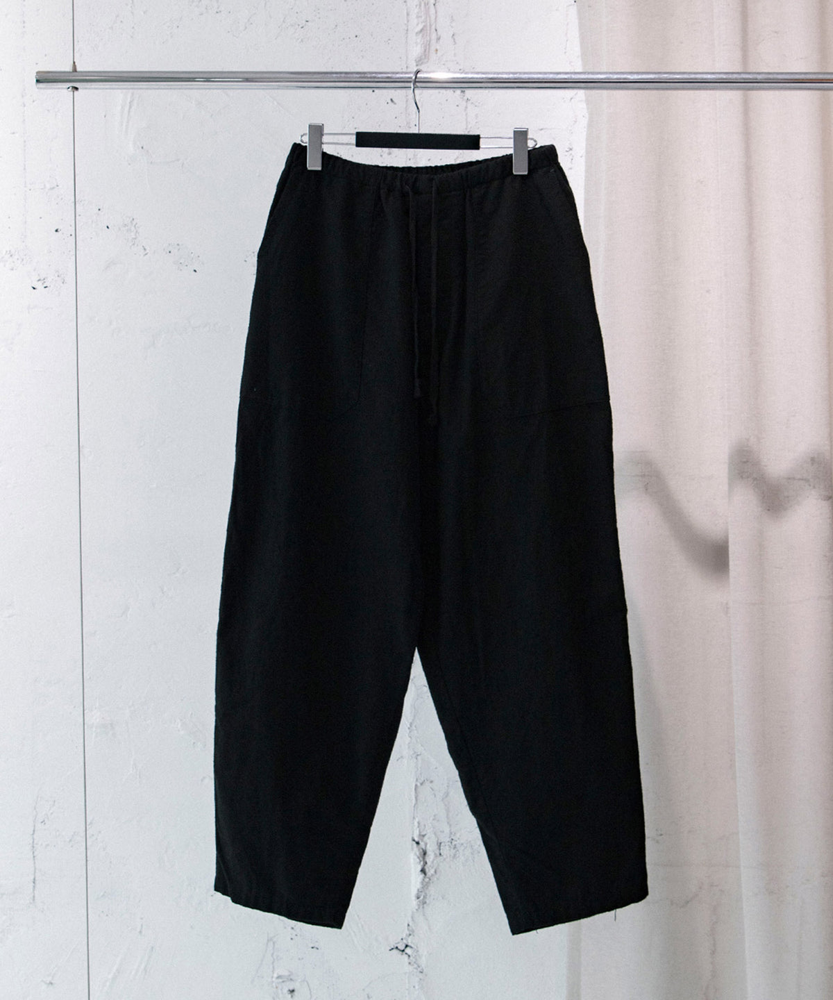 コットンネル テーパードパンツ