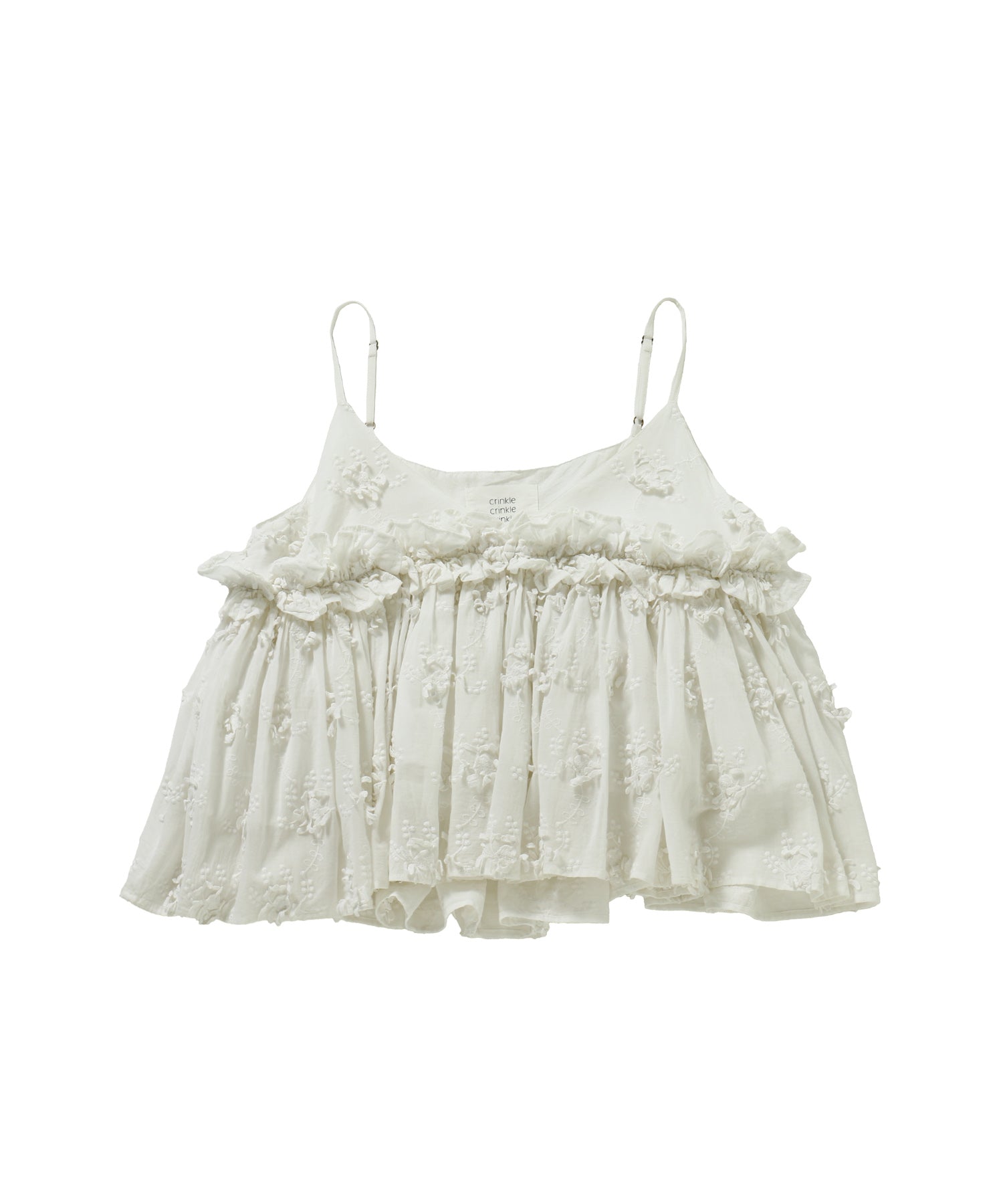 3D embroidery camisole