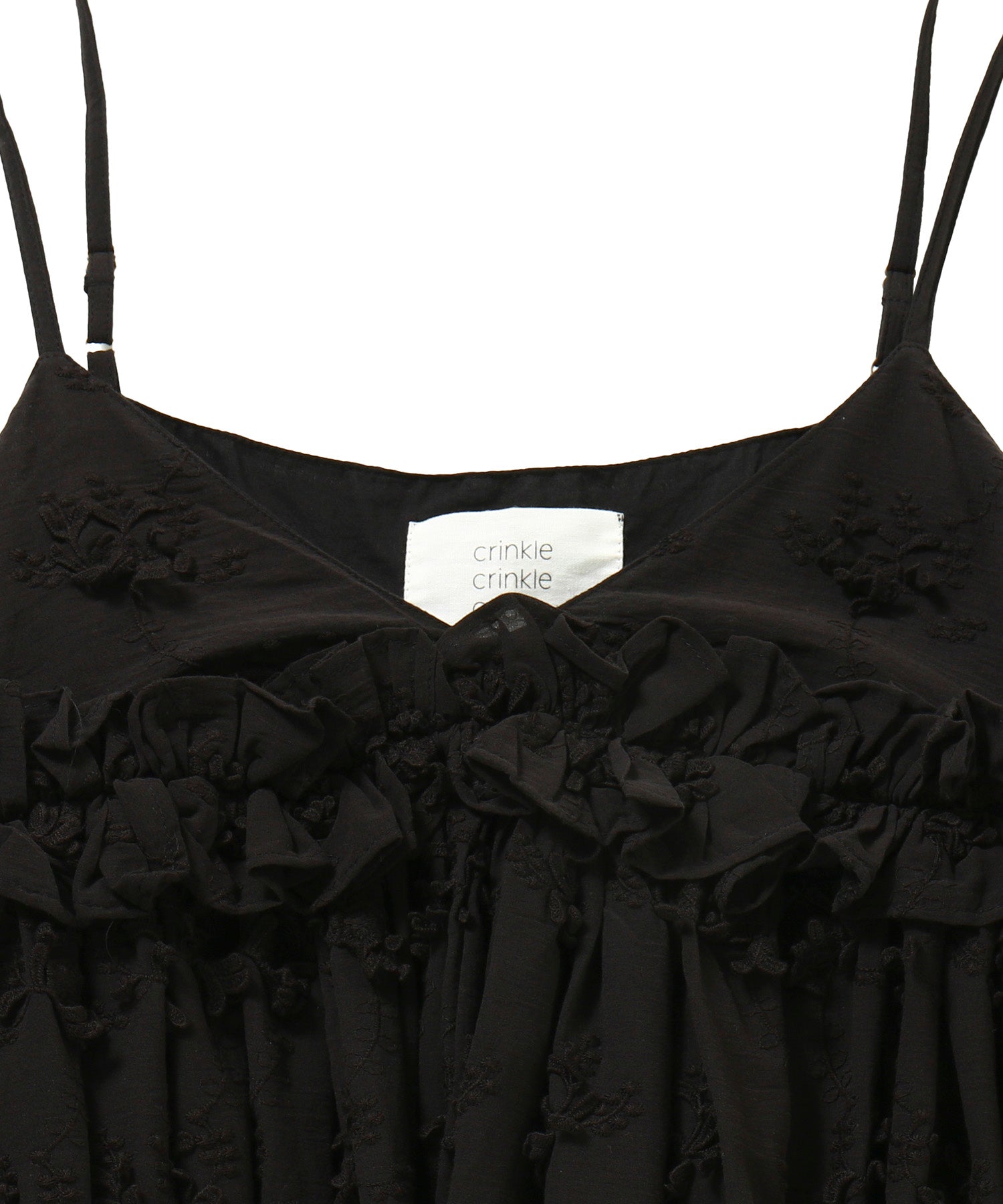 3D embroidery camisole