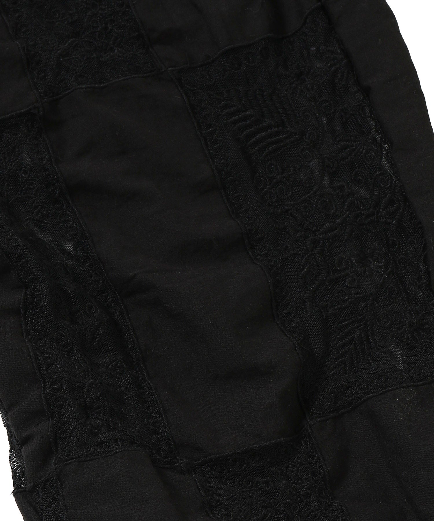Patchwork Embroidery Pants - 250433204005
