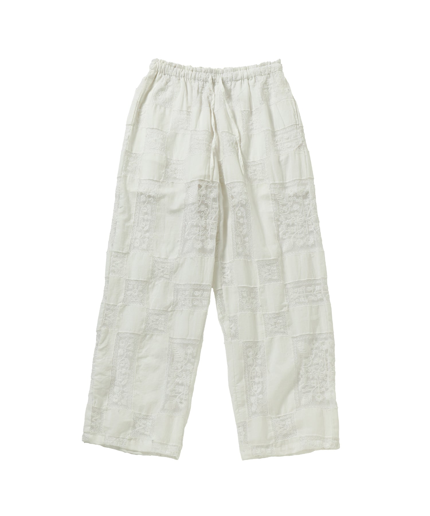 Patchwork Embroidery Pants - 250433204005