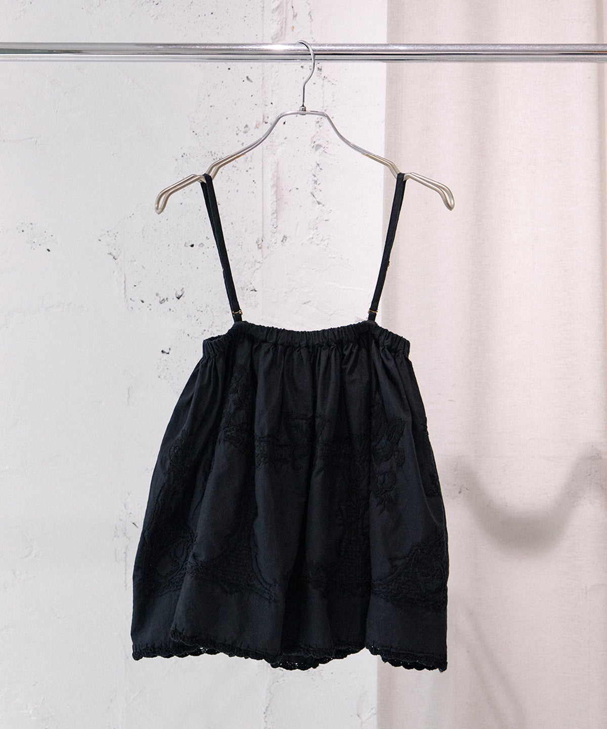 hand embroidery 2way mini skirt