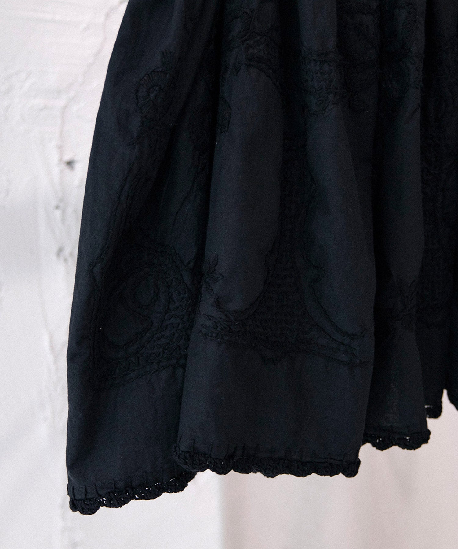 hand embroidery 2way mini skirt