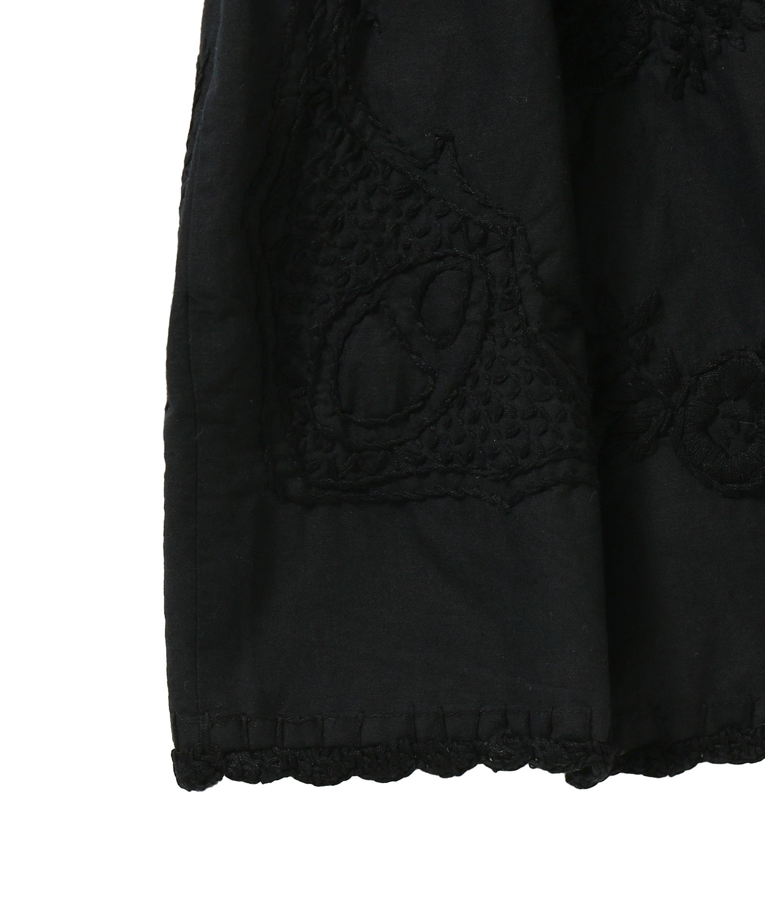 hand embroidery 2way mini skirt