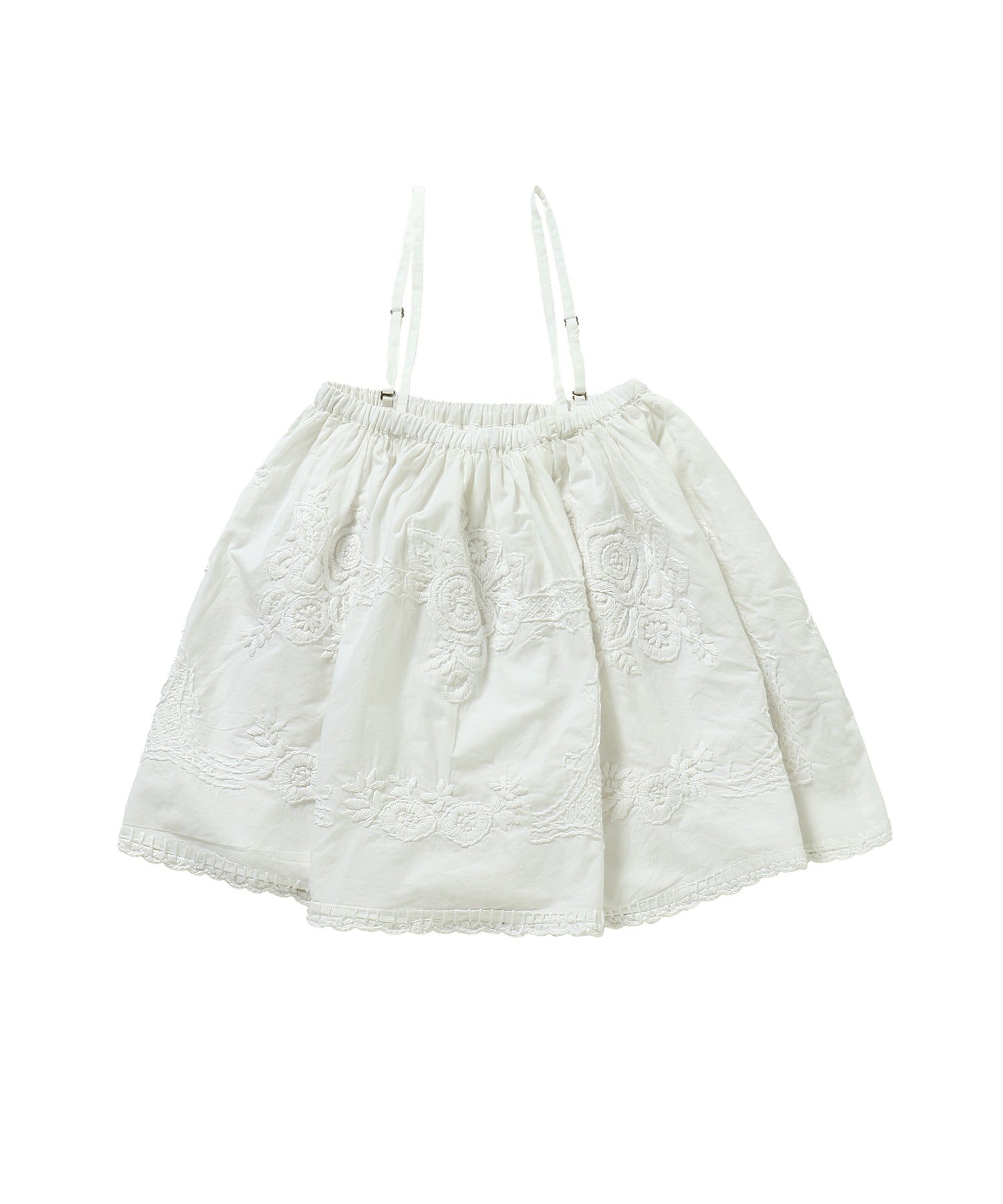 hand embroidery 2way mini skirt