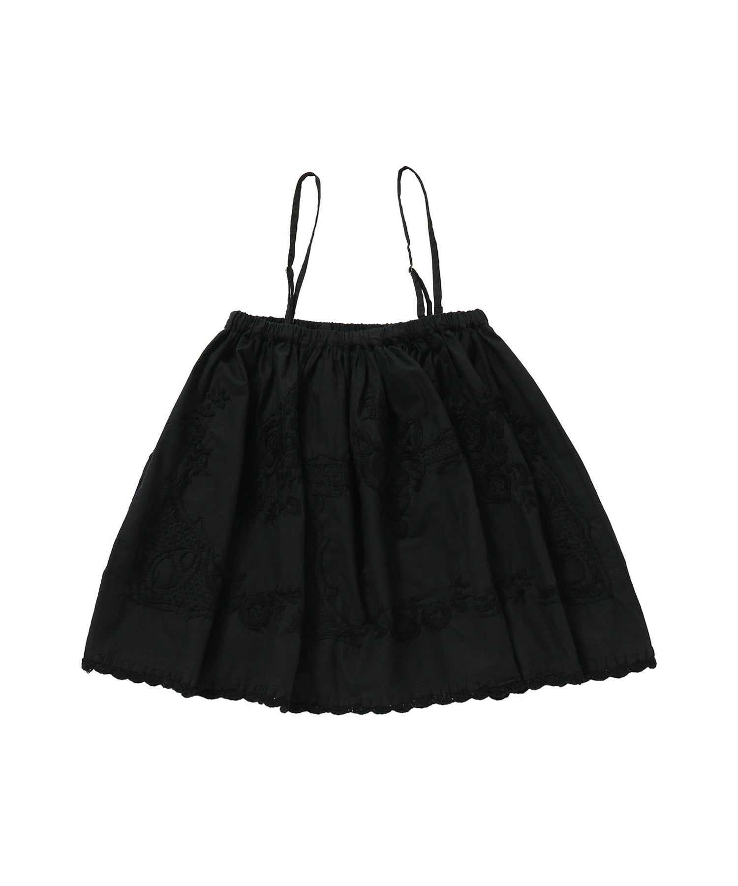 hand embroidery 2way mini skirt
