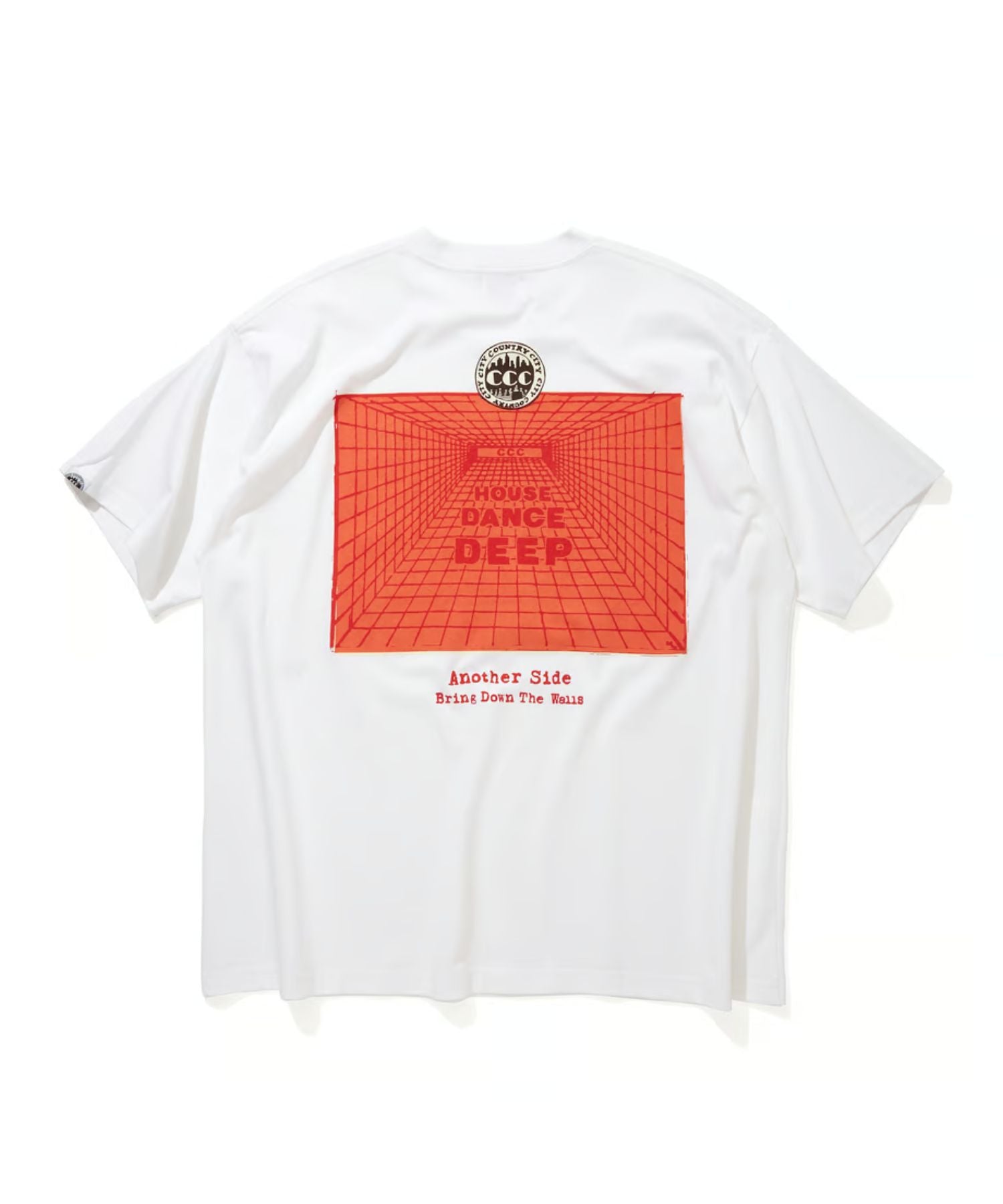 Cotton T-shirt_HOUSE,DANCE,DEEP