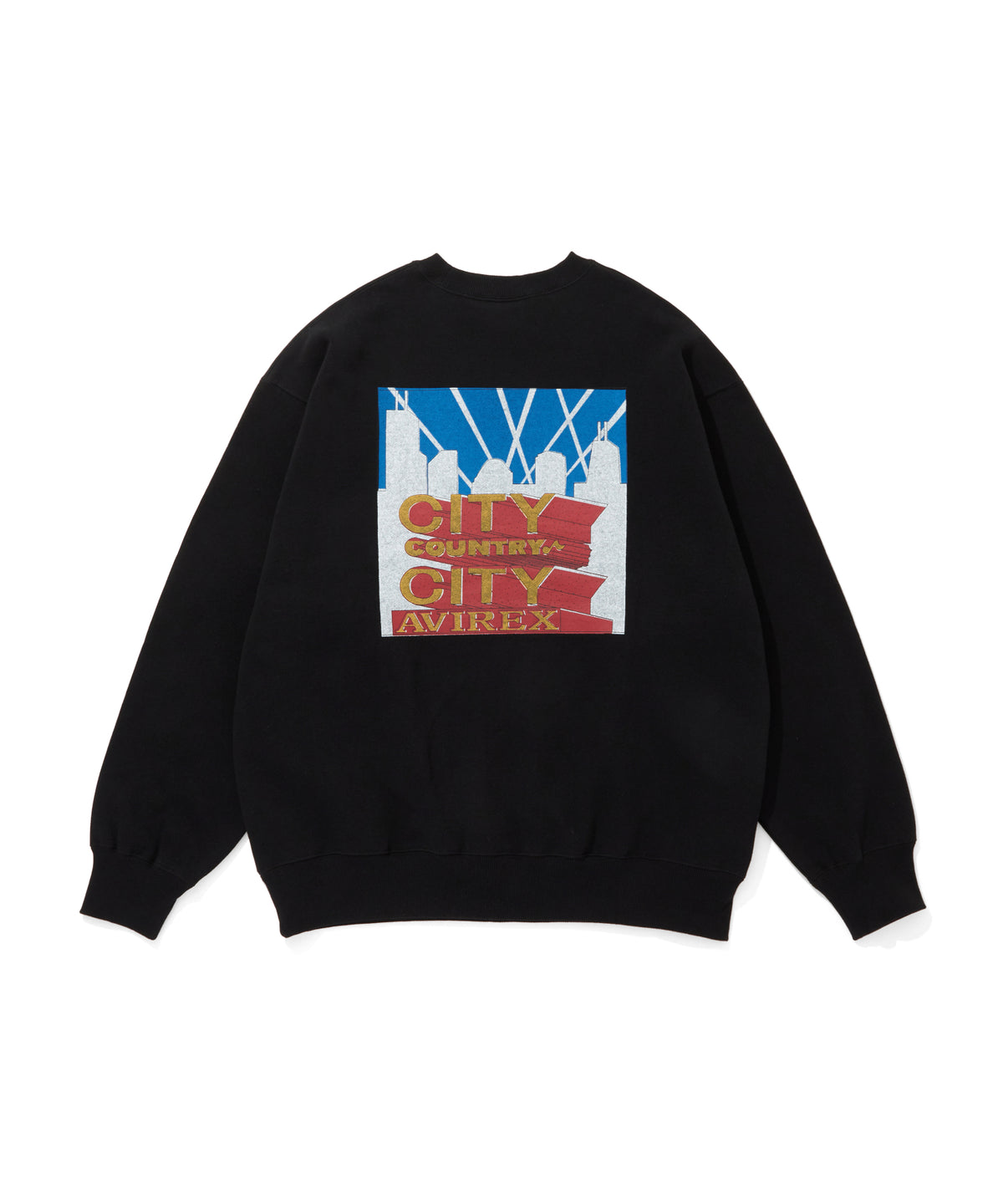CITY COUNTRY CITY x AVIREX_SWEAT SHIRT