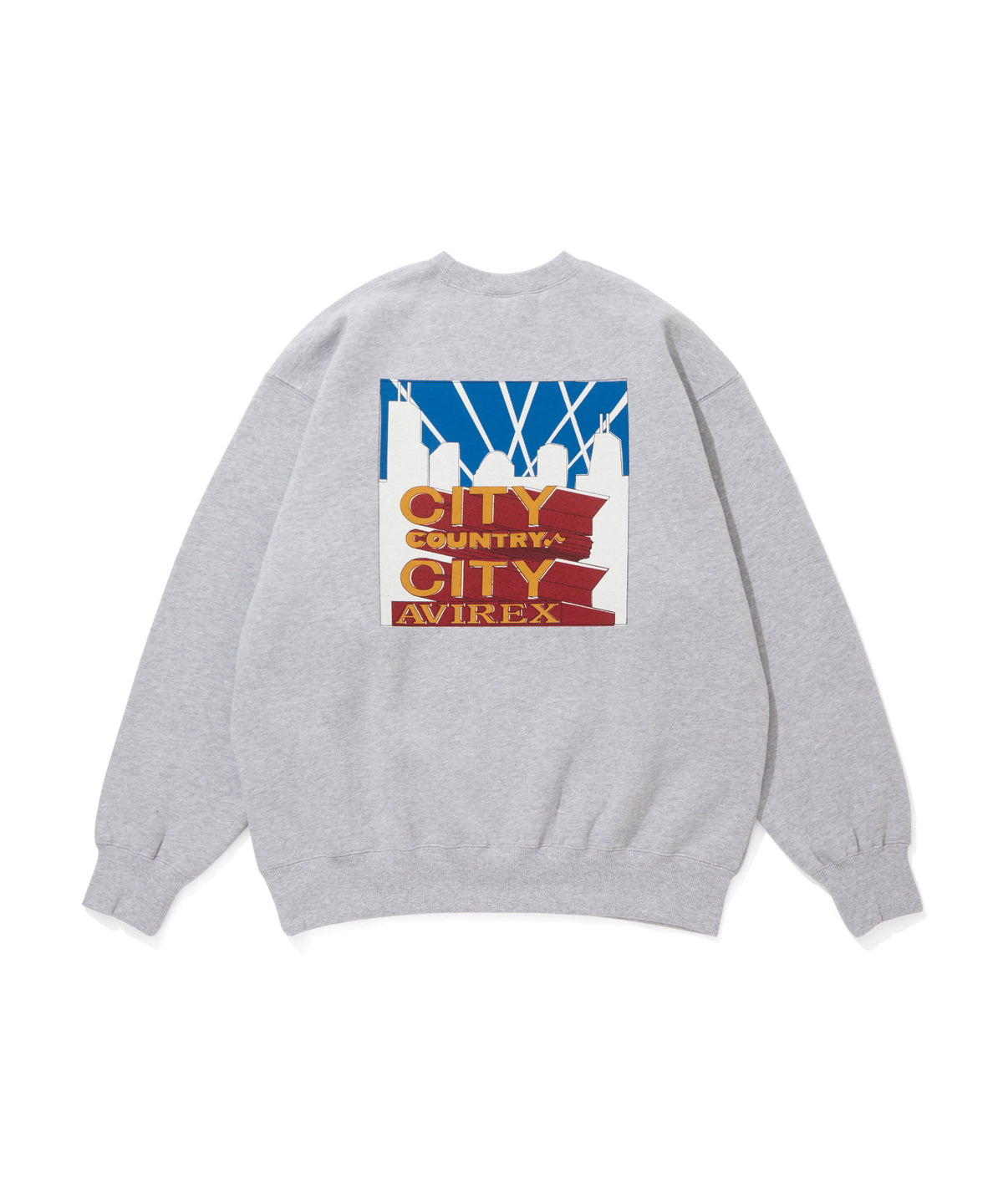 CITY COUNTRY CITY x AVIREX_SWEAT SHIRT