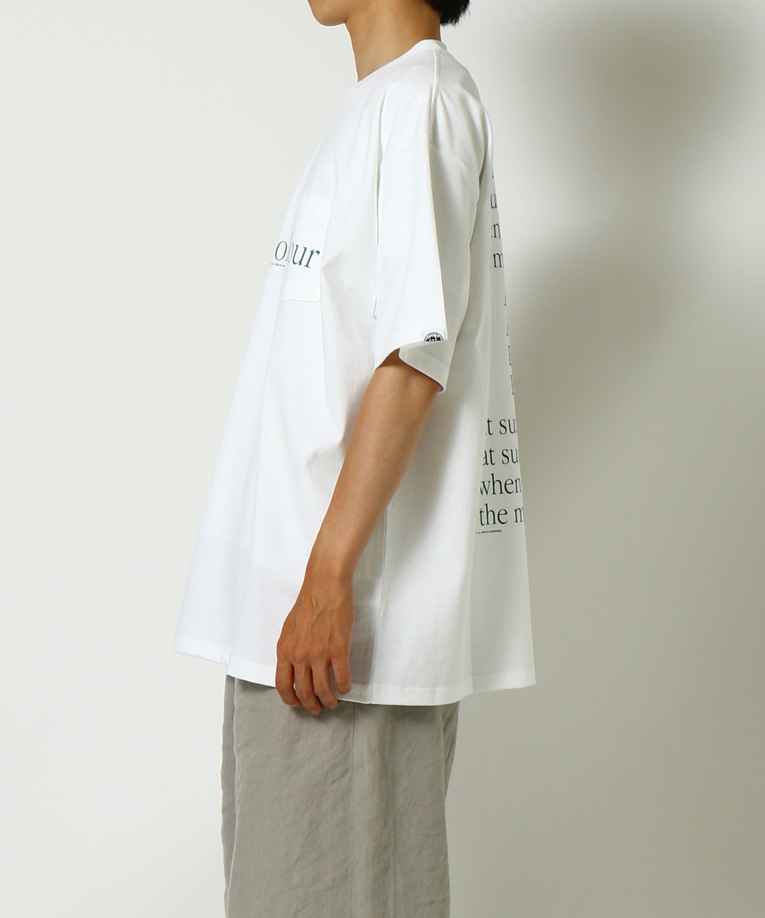 COTTON POCKET T-SHIRTS_Cascades of colour