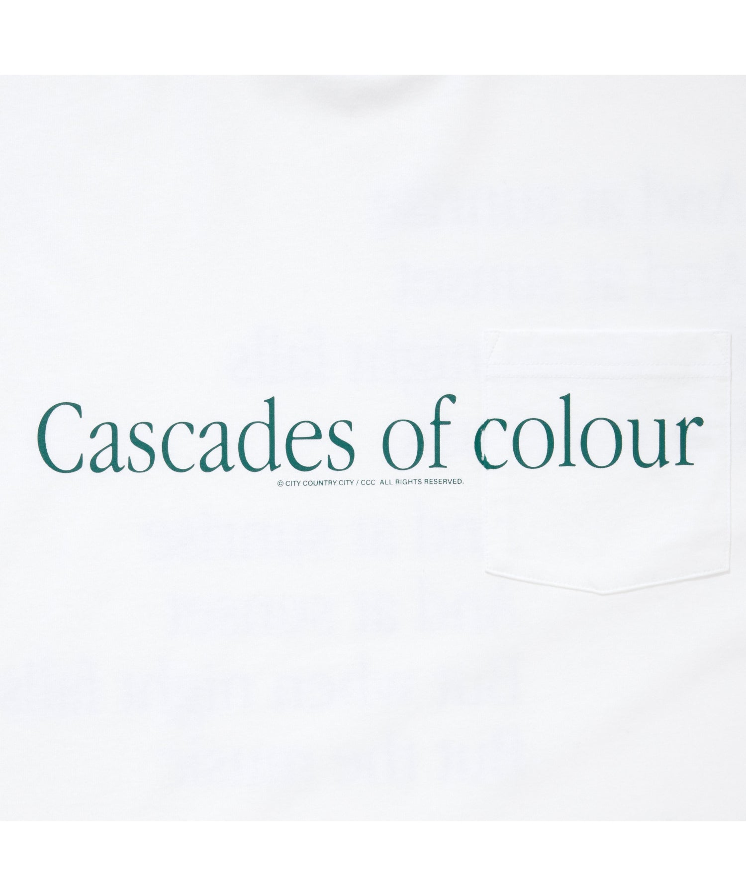 COTTON POCKET T-SHIRTS_Cascades of colour