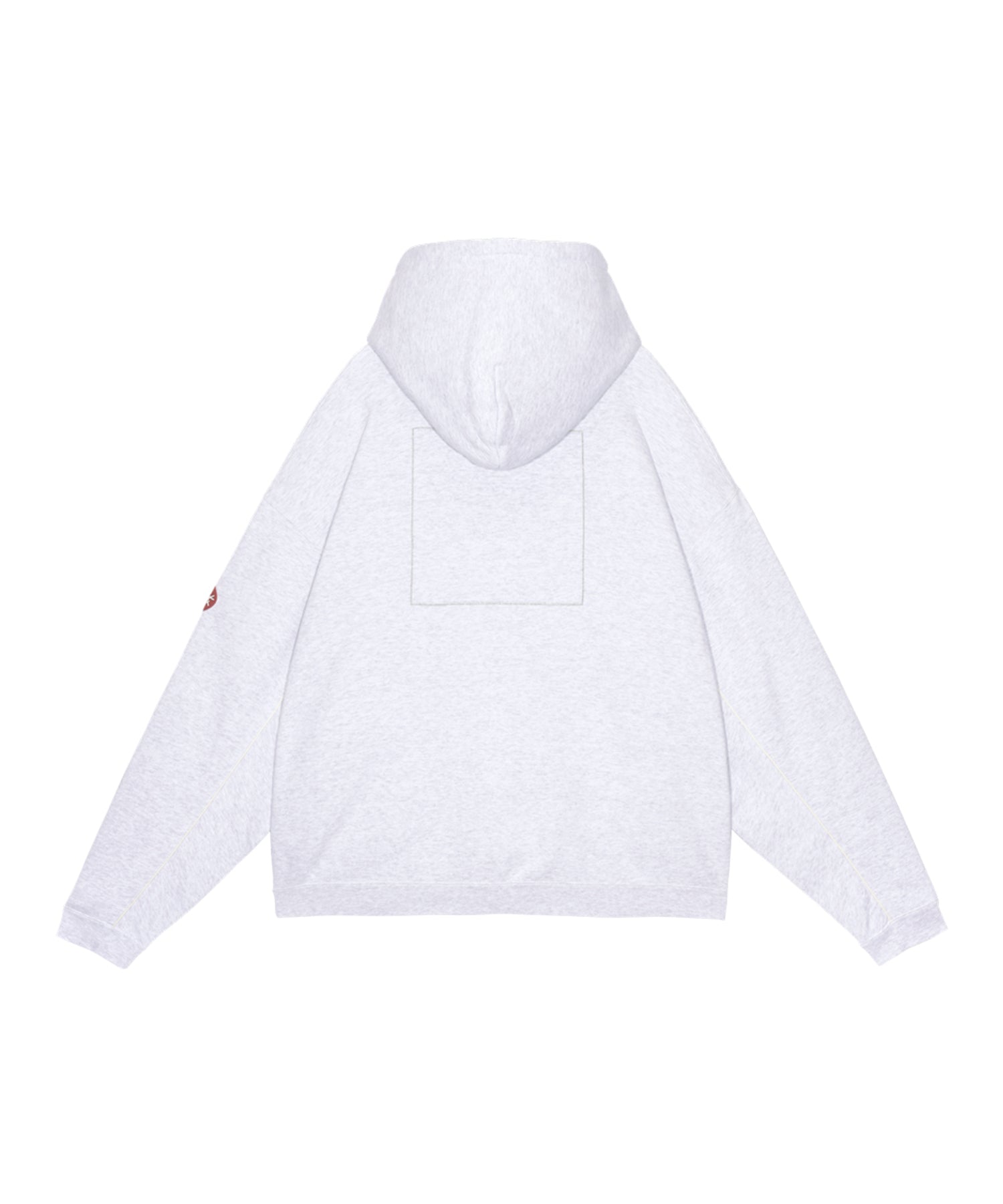 SOLID LOOSE ZIP HOODY