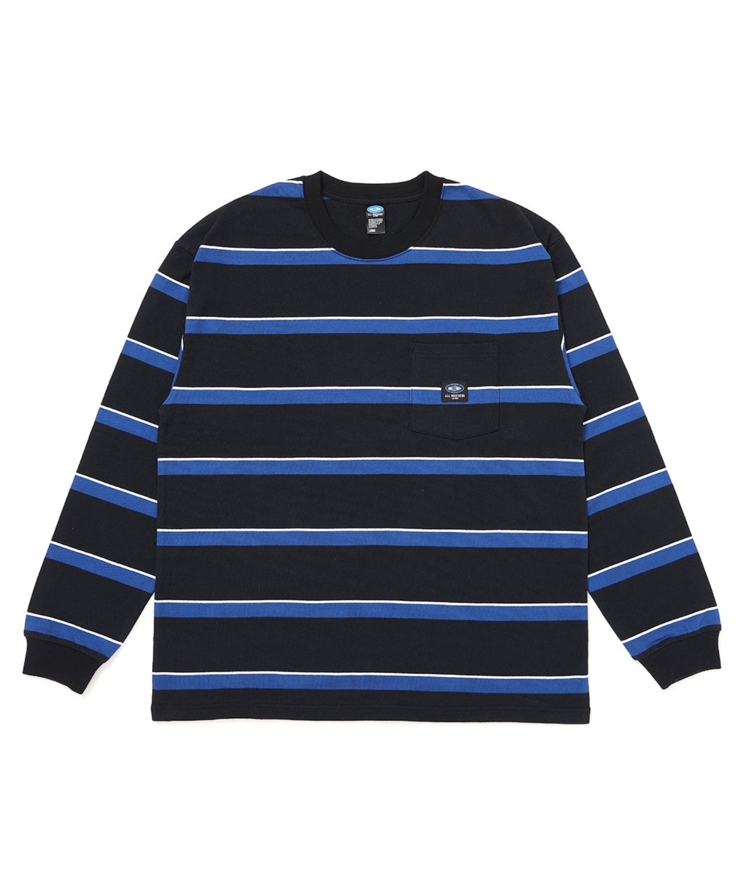 L/S AUTHENTIC BORDER TEE - CHALLENGER (チャレンジャー) - tops