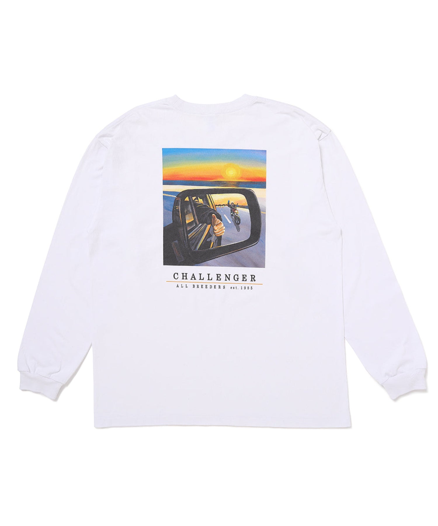 L/S SUNSET DRIVE TEE - CHALLENGER (チャレンジャー) - tops