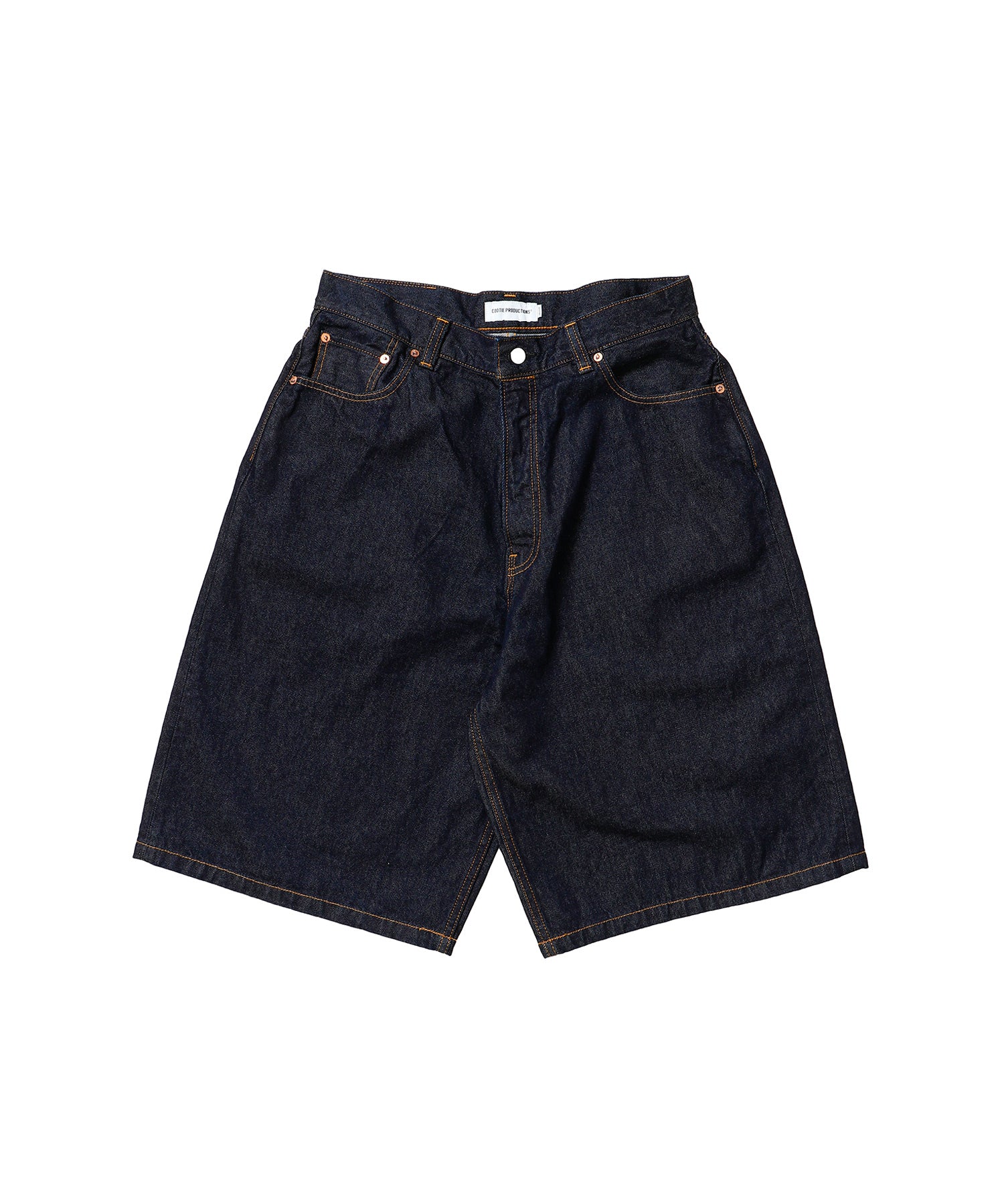 12.5oz Denim 5 Pocket Extra Baggy Shorts - COOTIE PRODUCTIONS