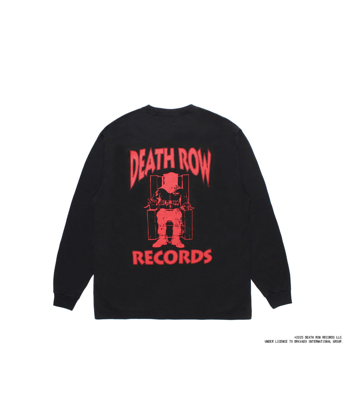 DEATH ROW RECORDS / WASHED HEAVY WEIGHT LONG SLEEVE T-SHIRT