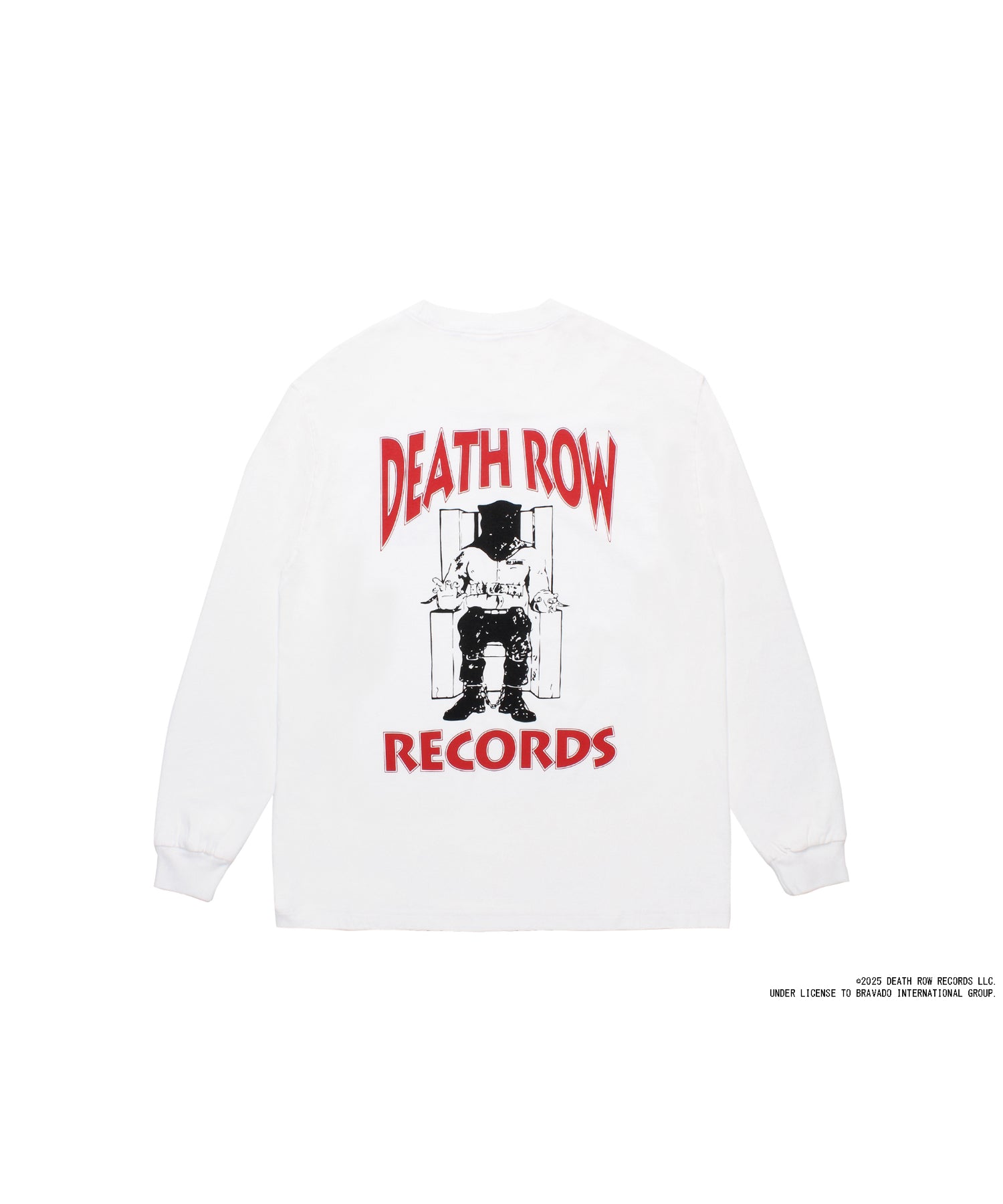 DEATH ROW RECORDS / WASHED HEAVY WEIGHT LONG SLEEVE T-SHIRT