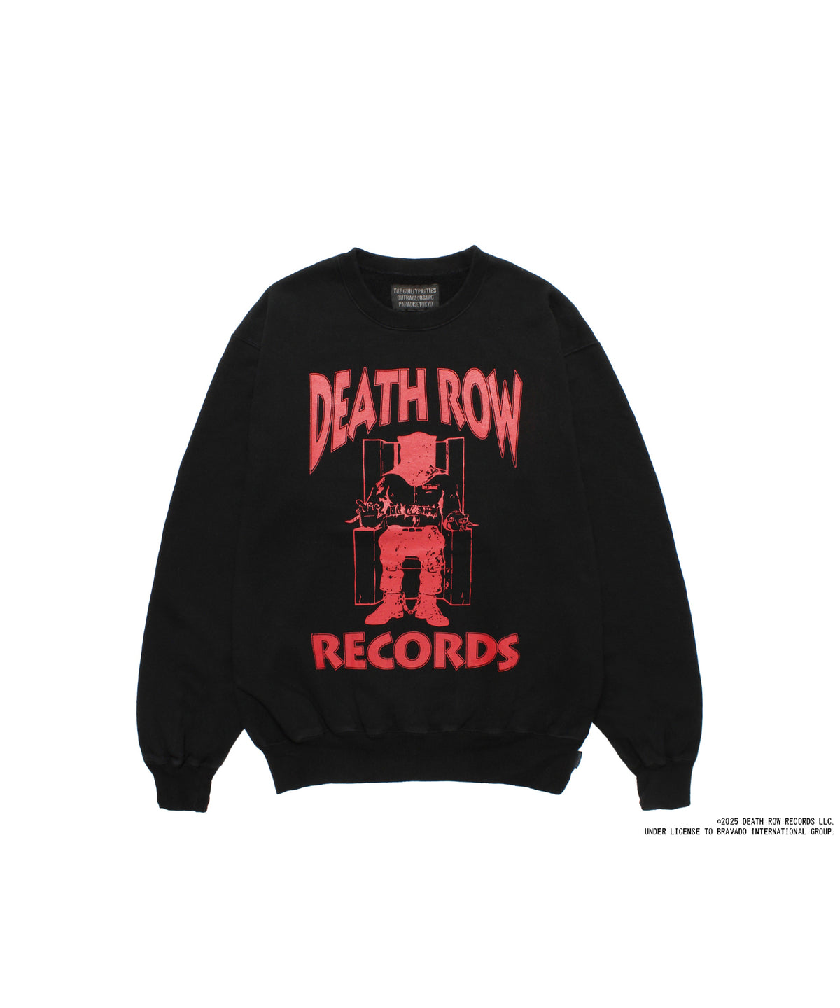 DEATH ROW RECORDS / GARMENT DYED SWEAT SHIRT