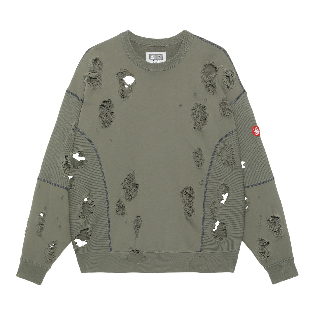 PLAGUE WIDE RIB CUT CREW NECK