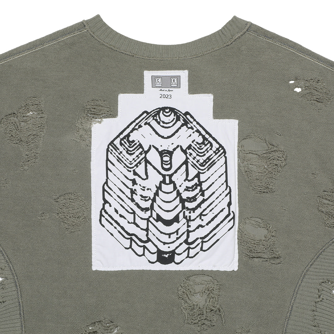 PLAGUE WIDE RIB CUT CREW NECK