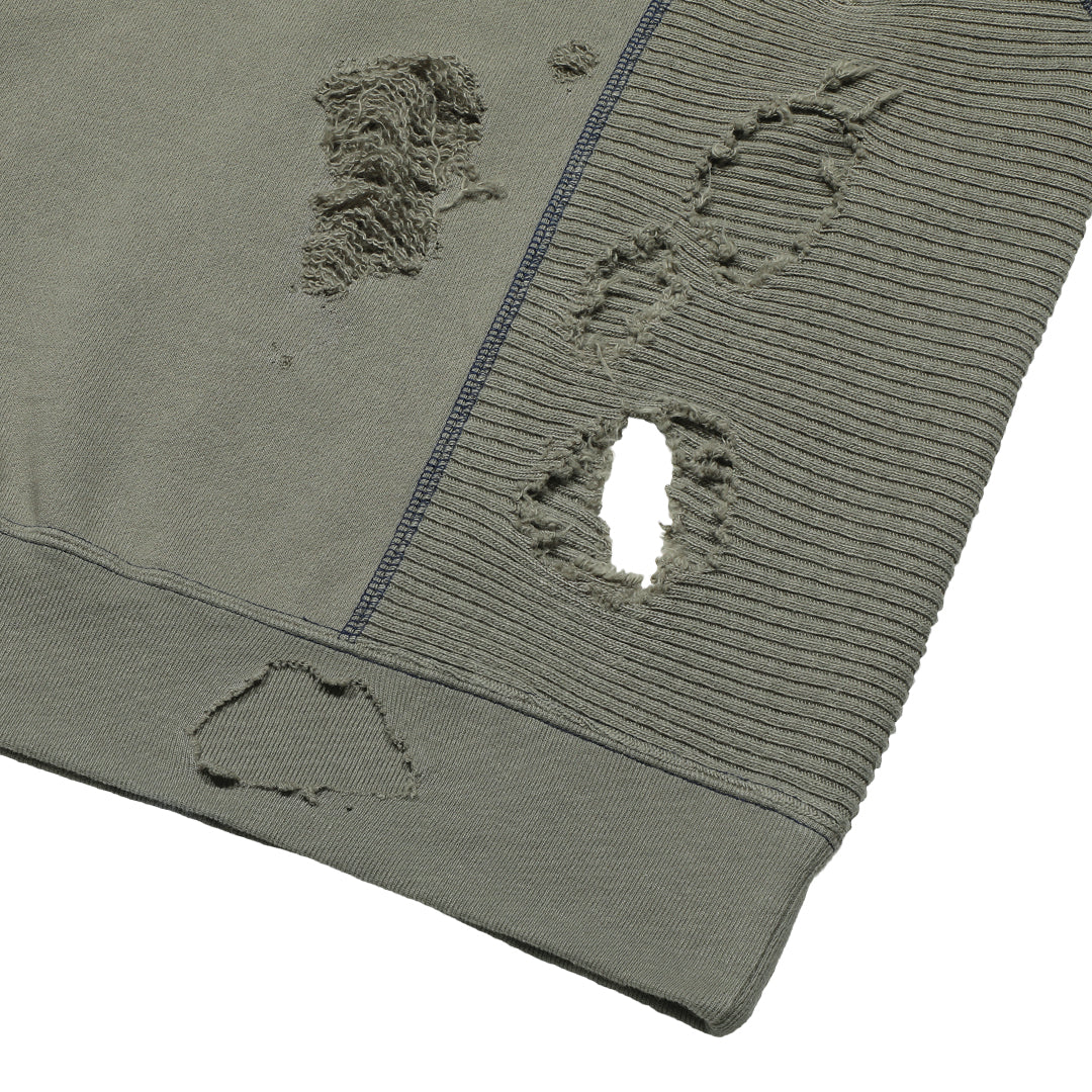 PLAGUE WIDE RIB CUT CREW NECK