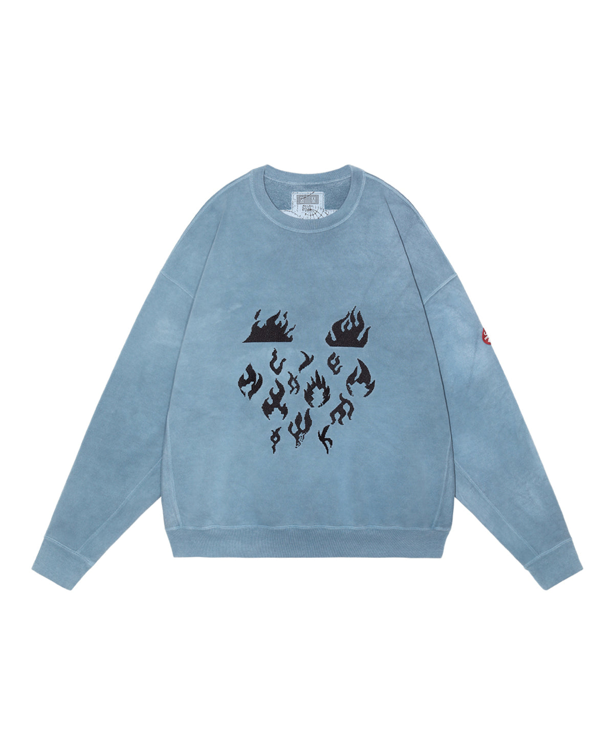 OVERDYE FLARE CREW NECK
