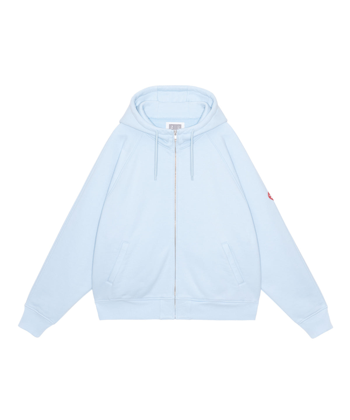 SOLID BIG HEAVY ZIP HOODY