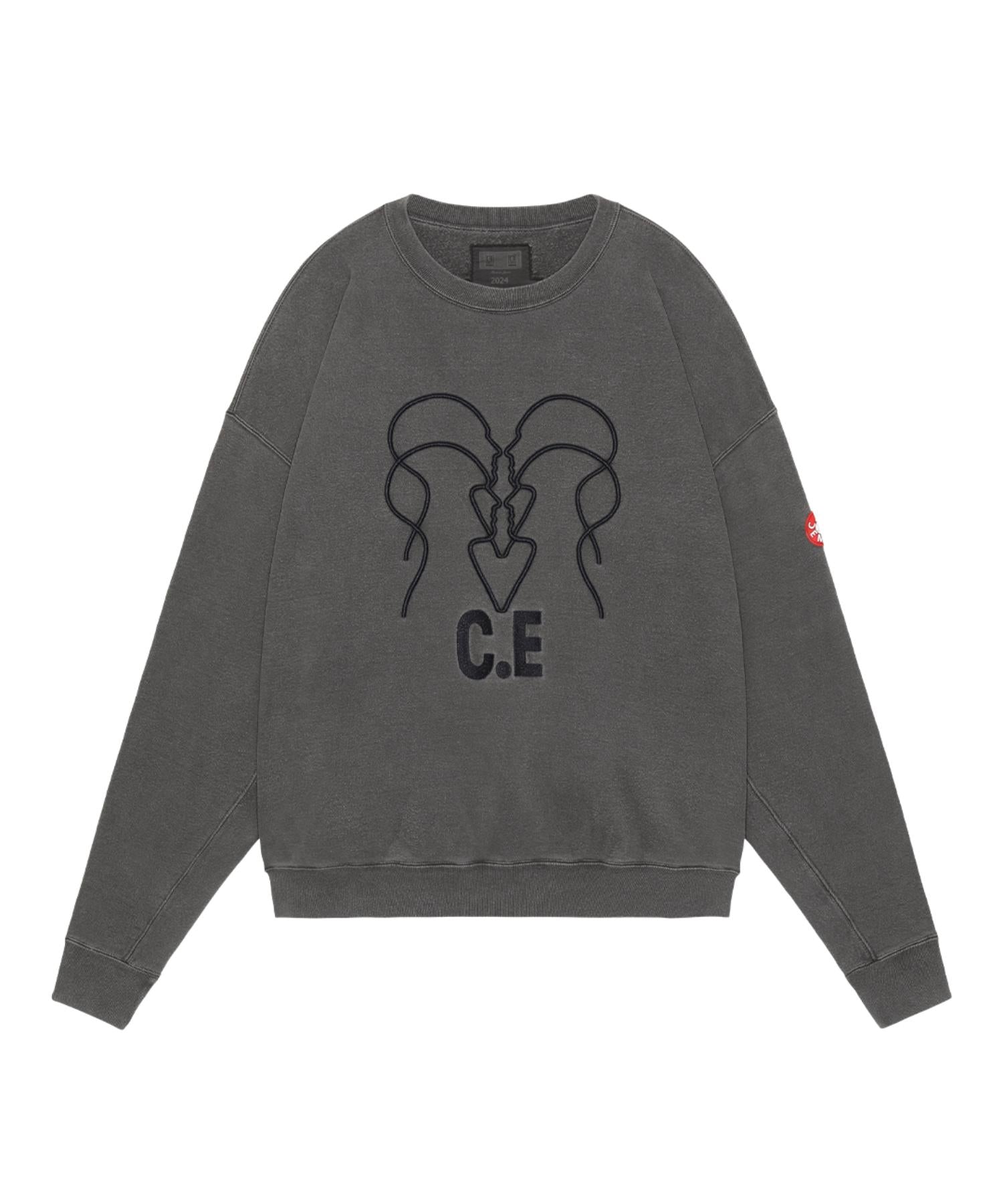 OVERDYE WB HEADSx4 C.E CREW NECK