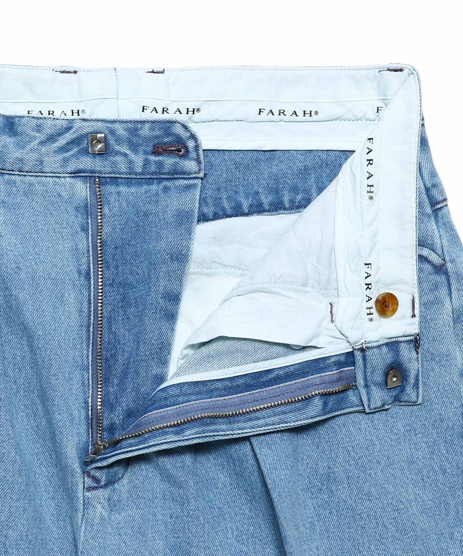 Two-Tuck Wide Tapered Pants