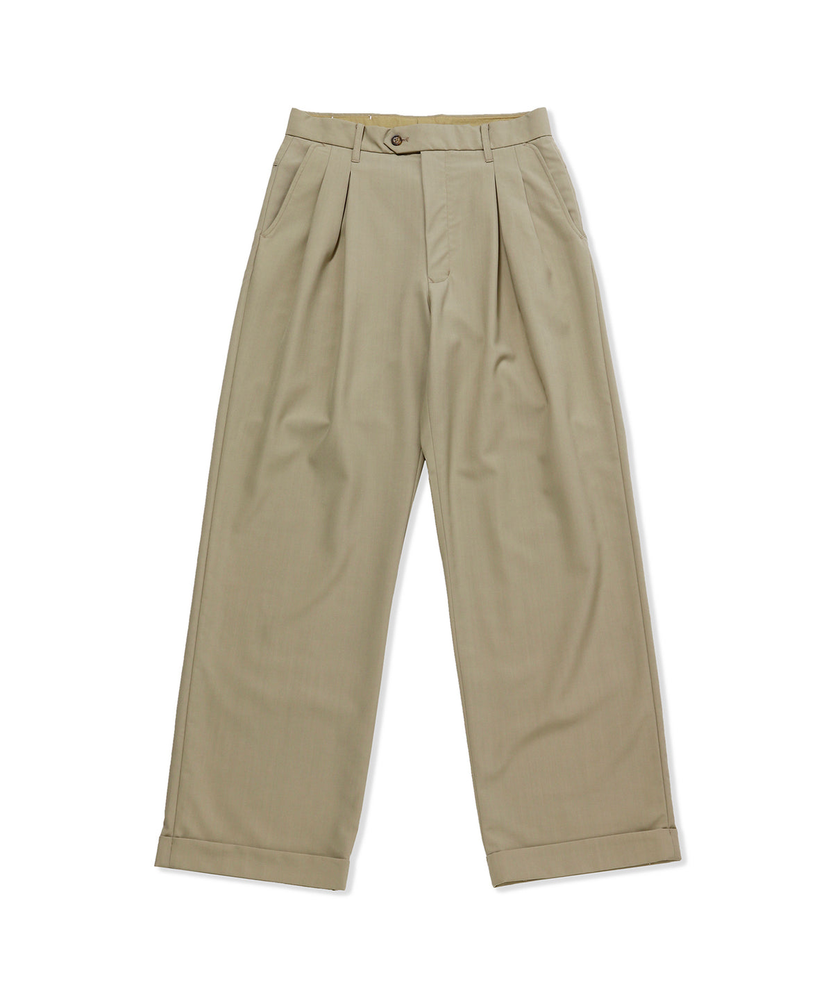 Three Tuck Wide Pants