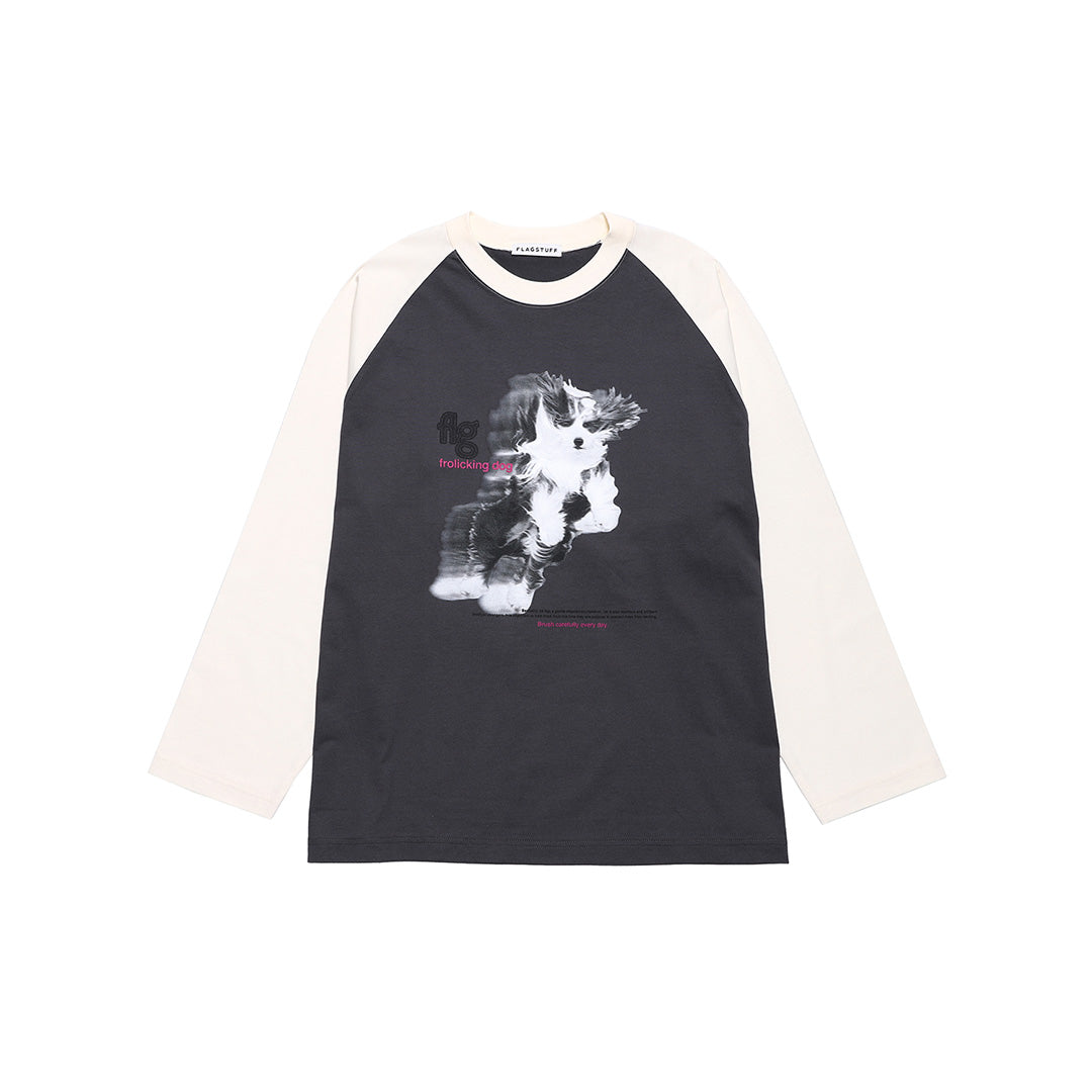 Dog Raglan Tee
