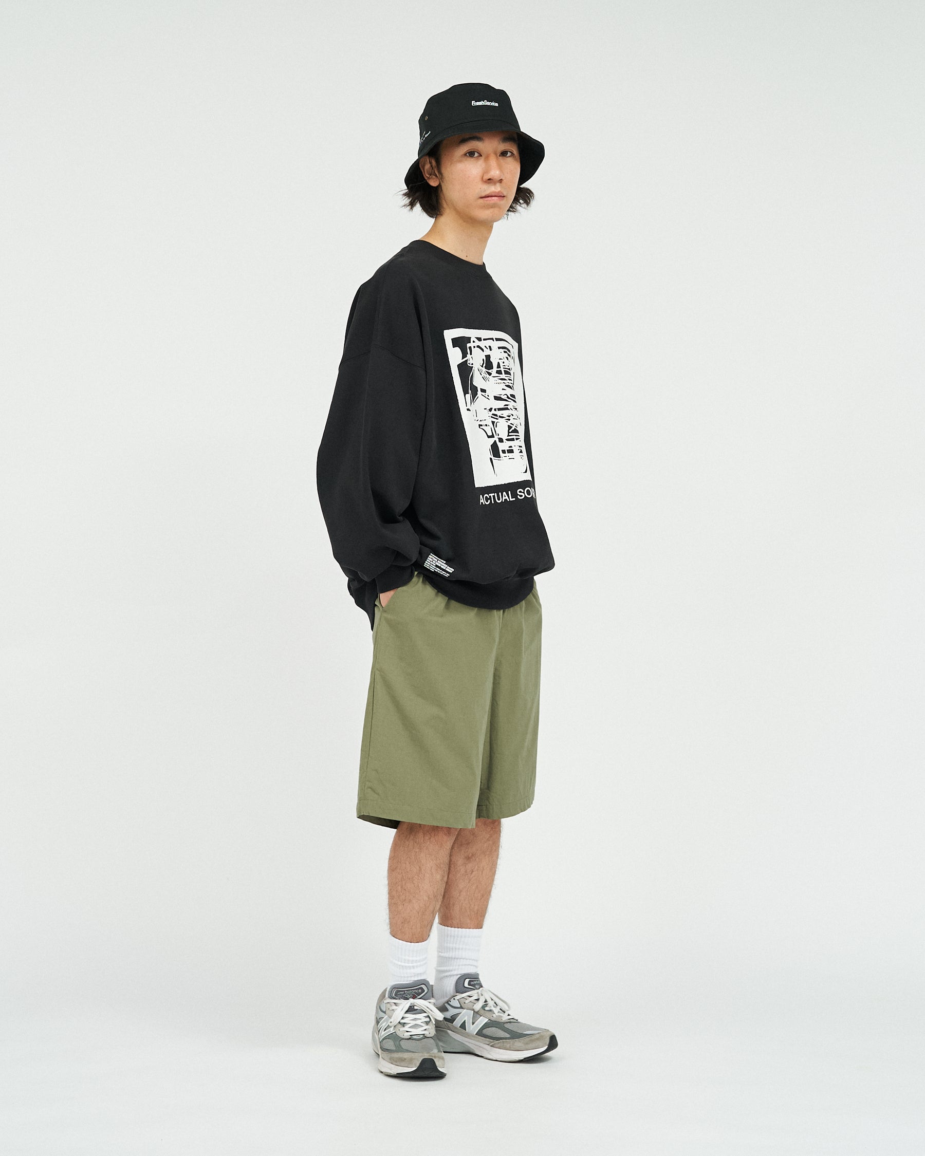 AS×FS LIGHT OZ CREW NECK SWEAT “LITHOGRAPH”