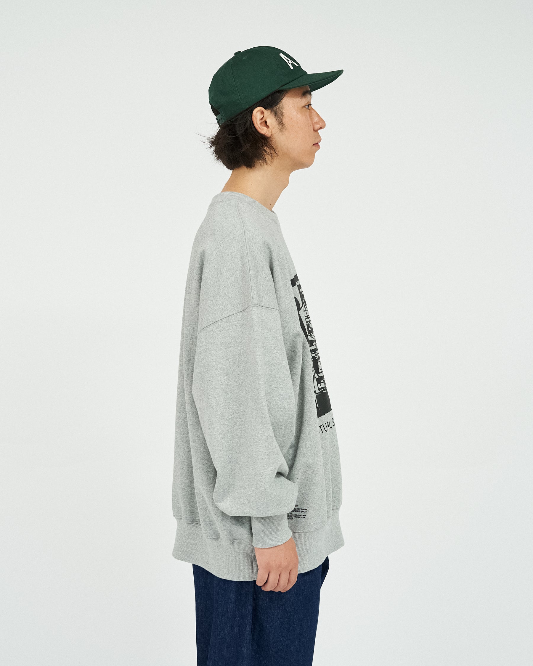 AS×FS LIGHT OZ CREW NECK SWEAT “LITHOGRAPH”