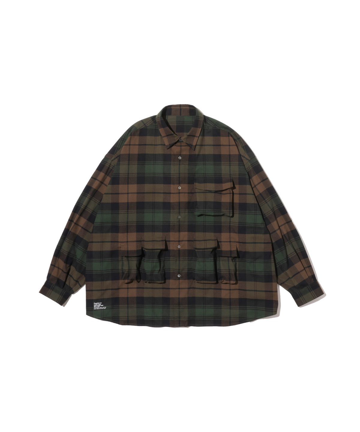 FLANNEL CHECK MULTI POCKET SHIRT