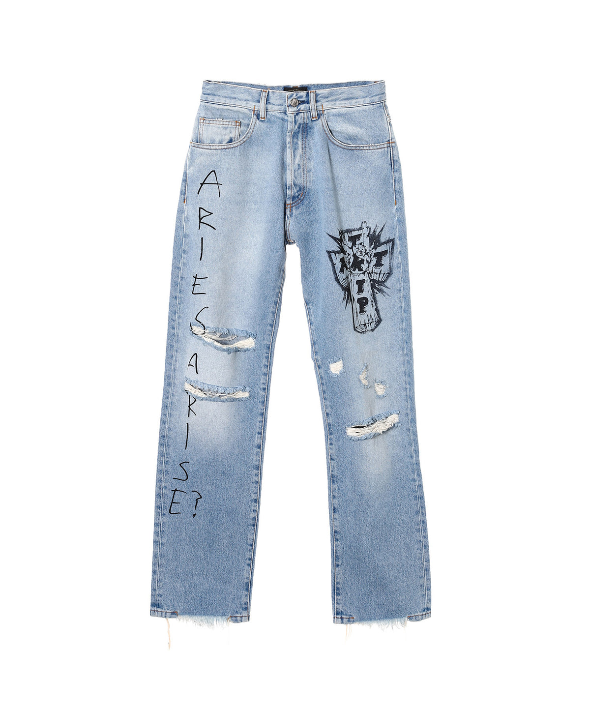 Metal Trip Batten Jean