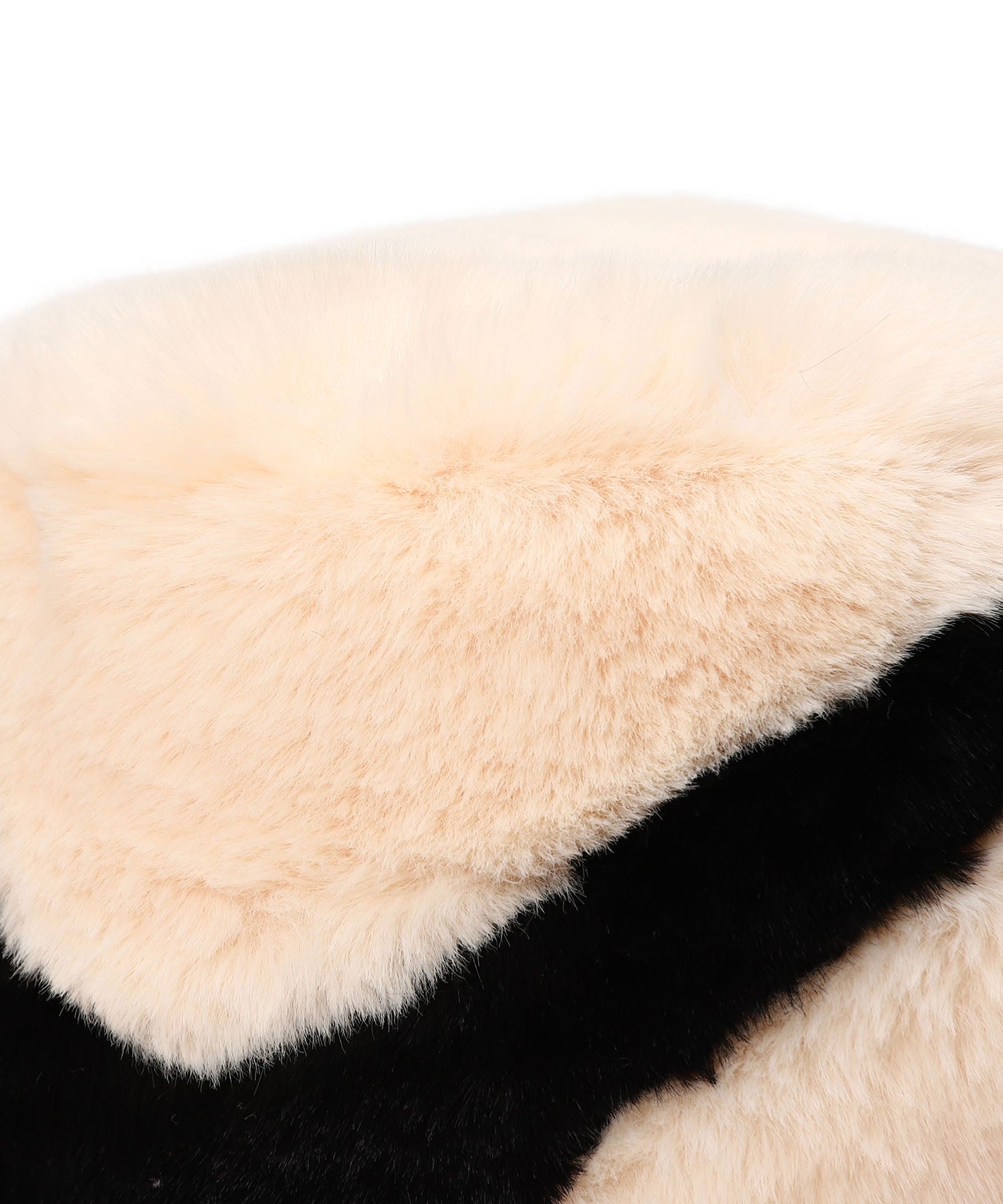 Apex Faux Fur Swoosh Bucket Hat