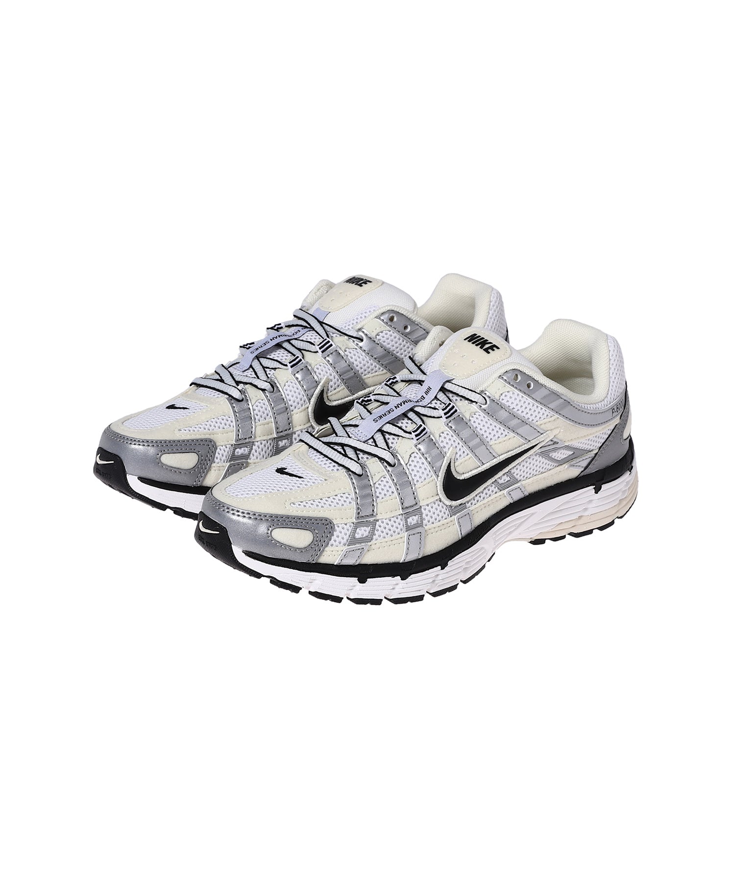 NIKE スニーカー　p6000 fv6603-100 シルバー　白　24.5 NIKE ナイキ スニーカー レディース W P-6000 オフ ホワイト