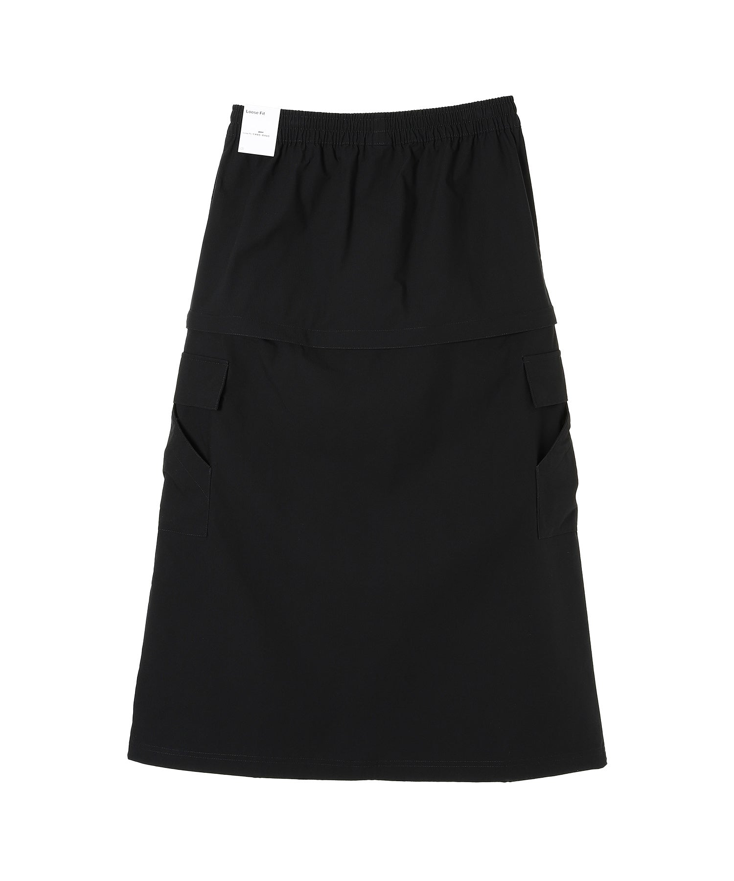 NSW Essential Wmns Midrise Woven Cargo Midi Skirt