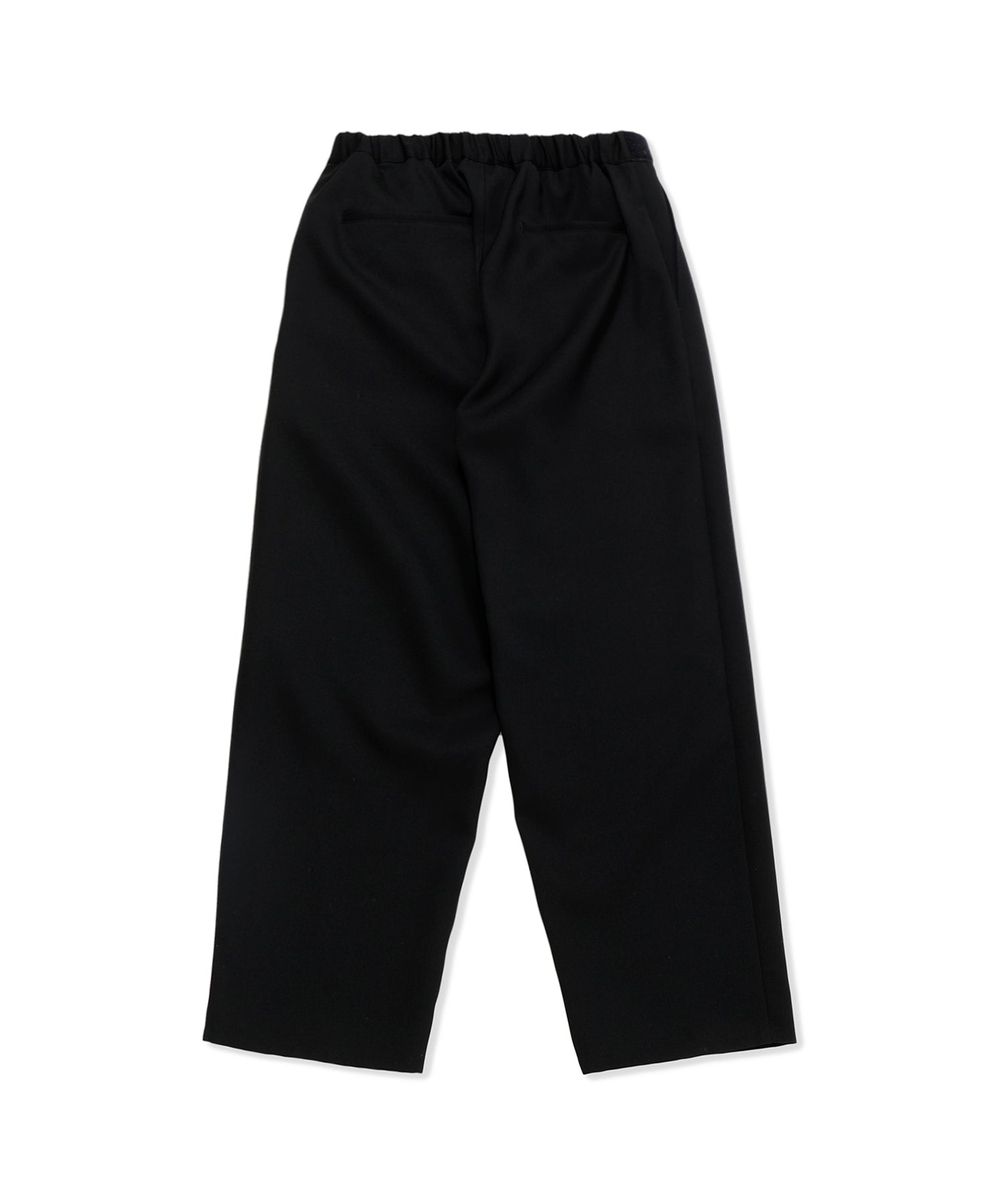 Scale Off Wool Slim Waisted Wide Tapered Chef Pants