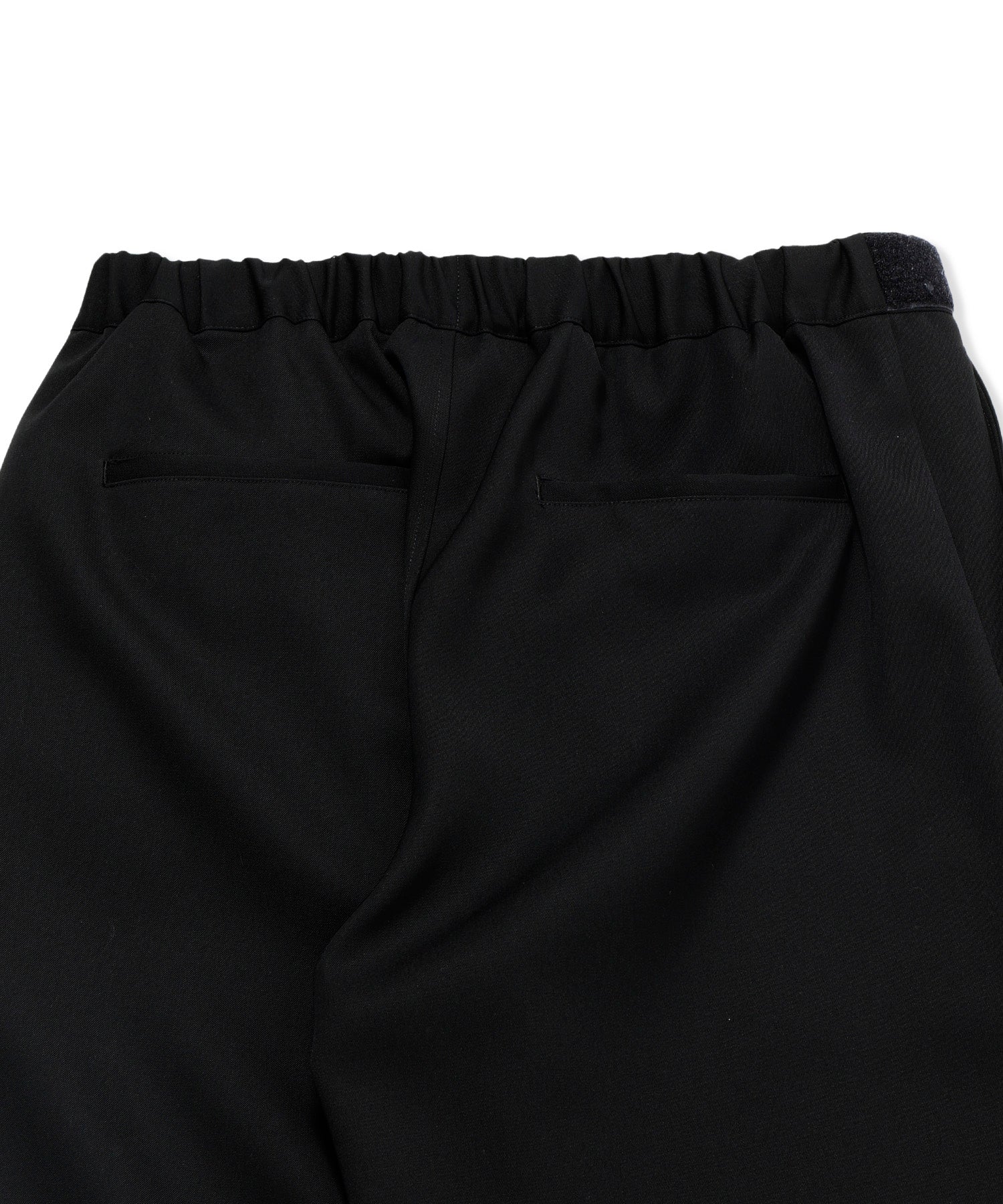 Scale Off Wool Slim Waisted Wide Tapered Chef Pants