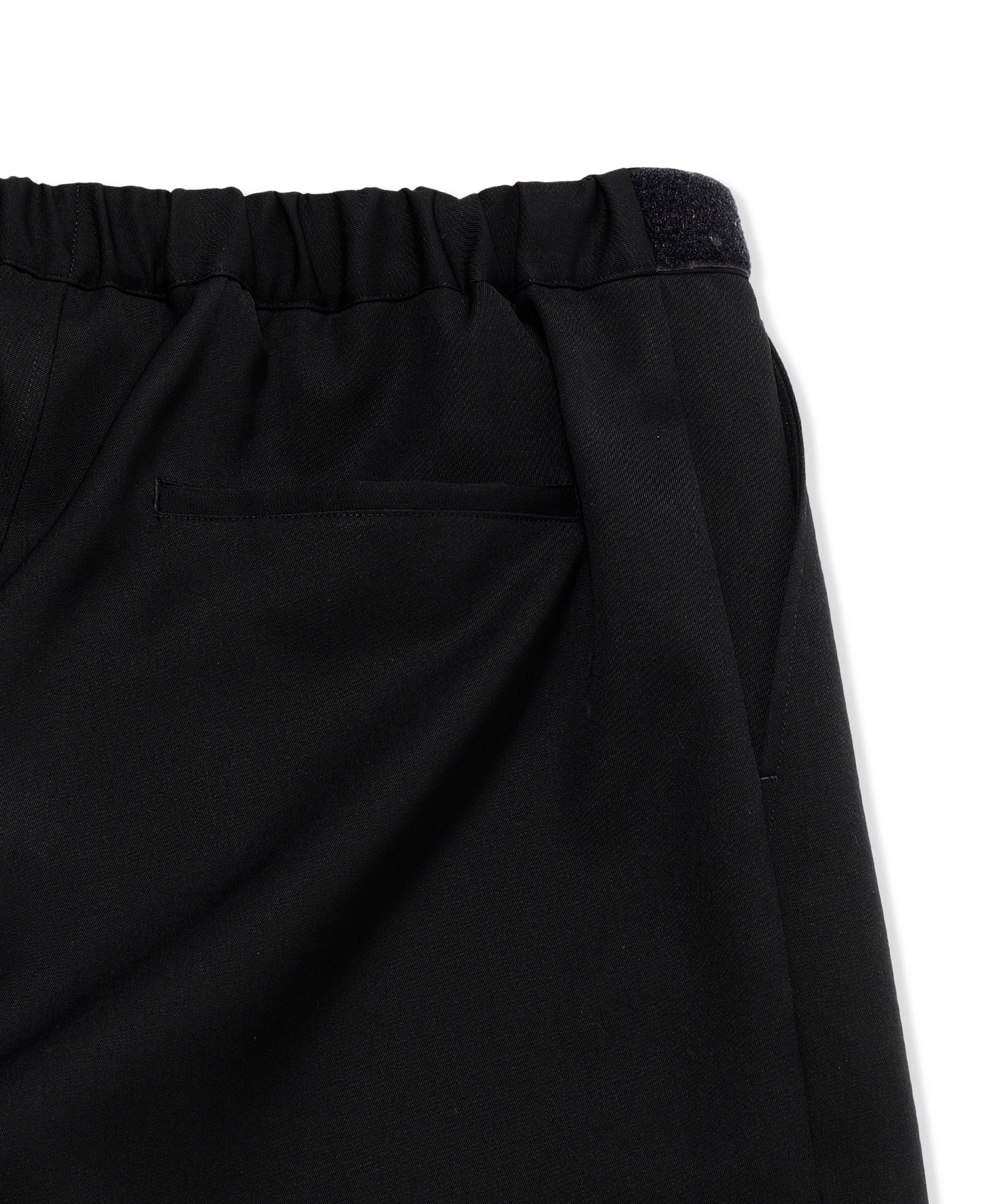 Scale Off Wool Slim Waisted Wide Tapered Chef Pants
