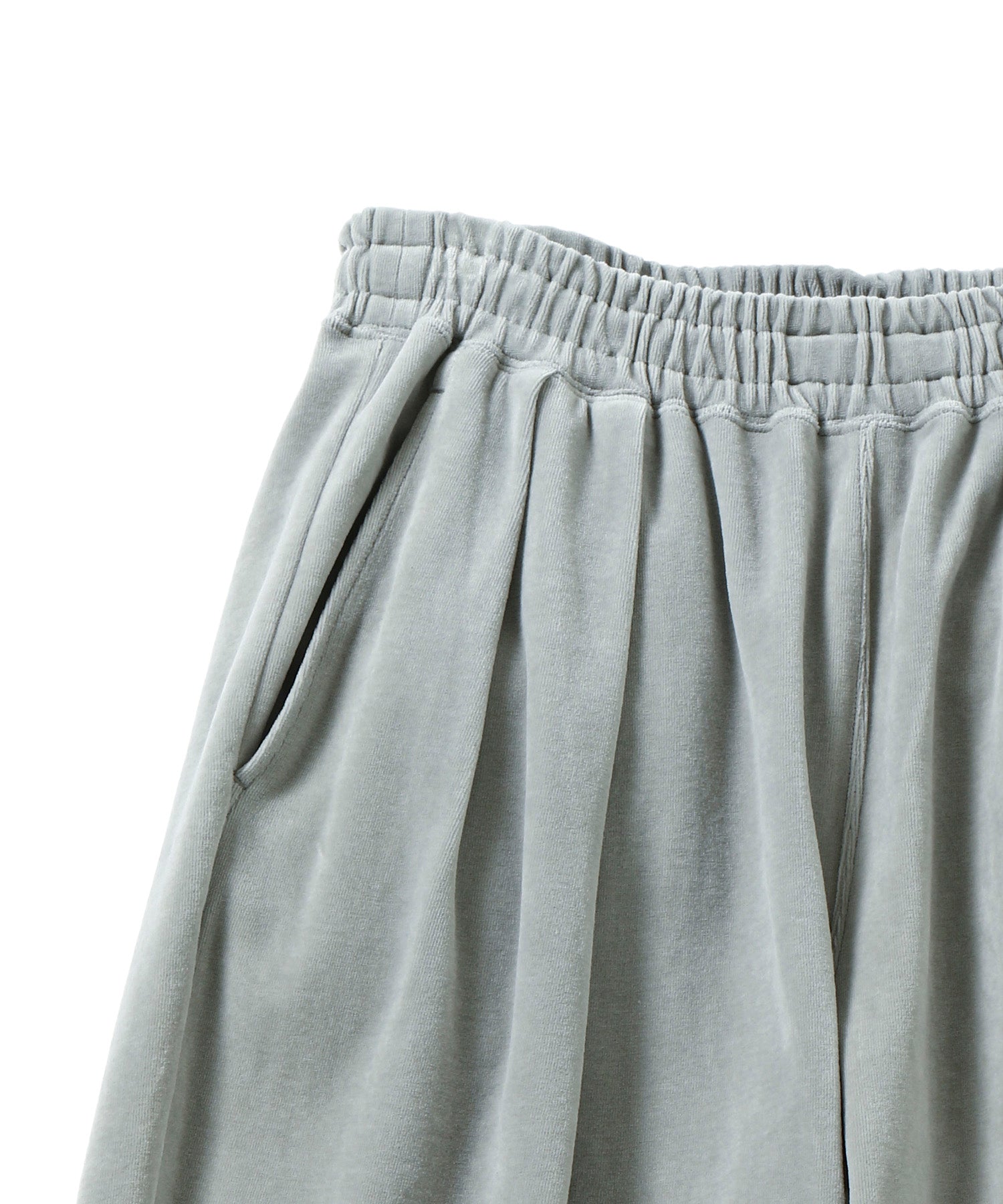 Compact Velour Easy Pants
