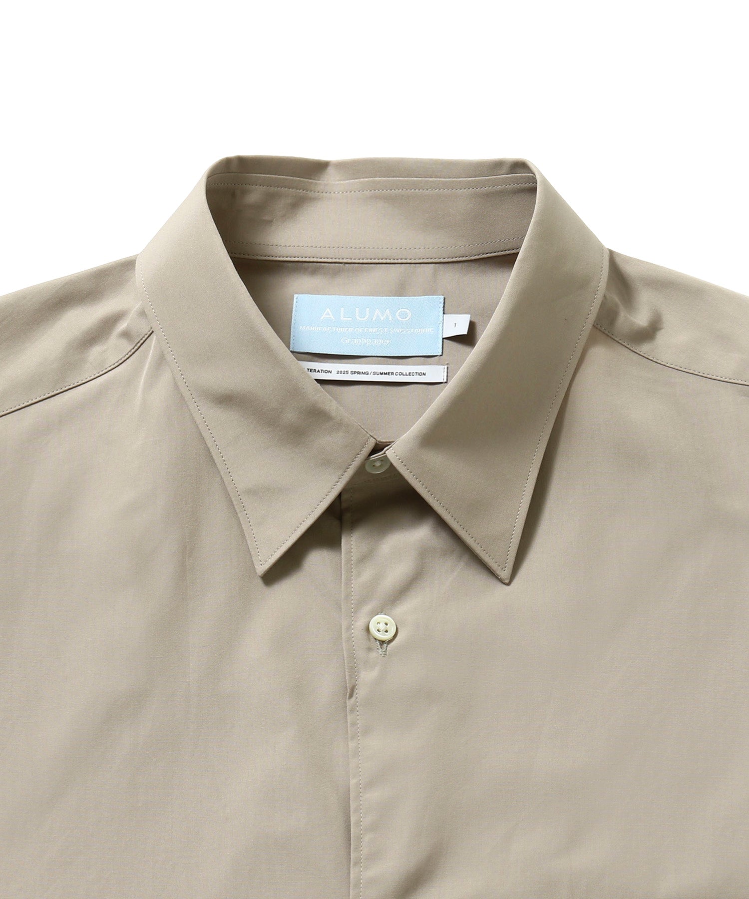 ALUMO for GP S/S Oversized Regular Collar Shirt