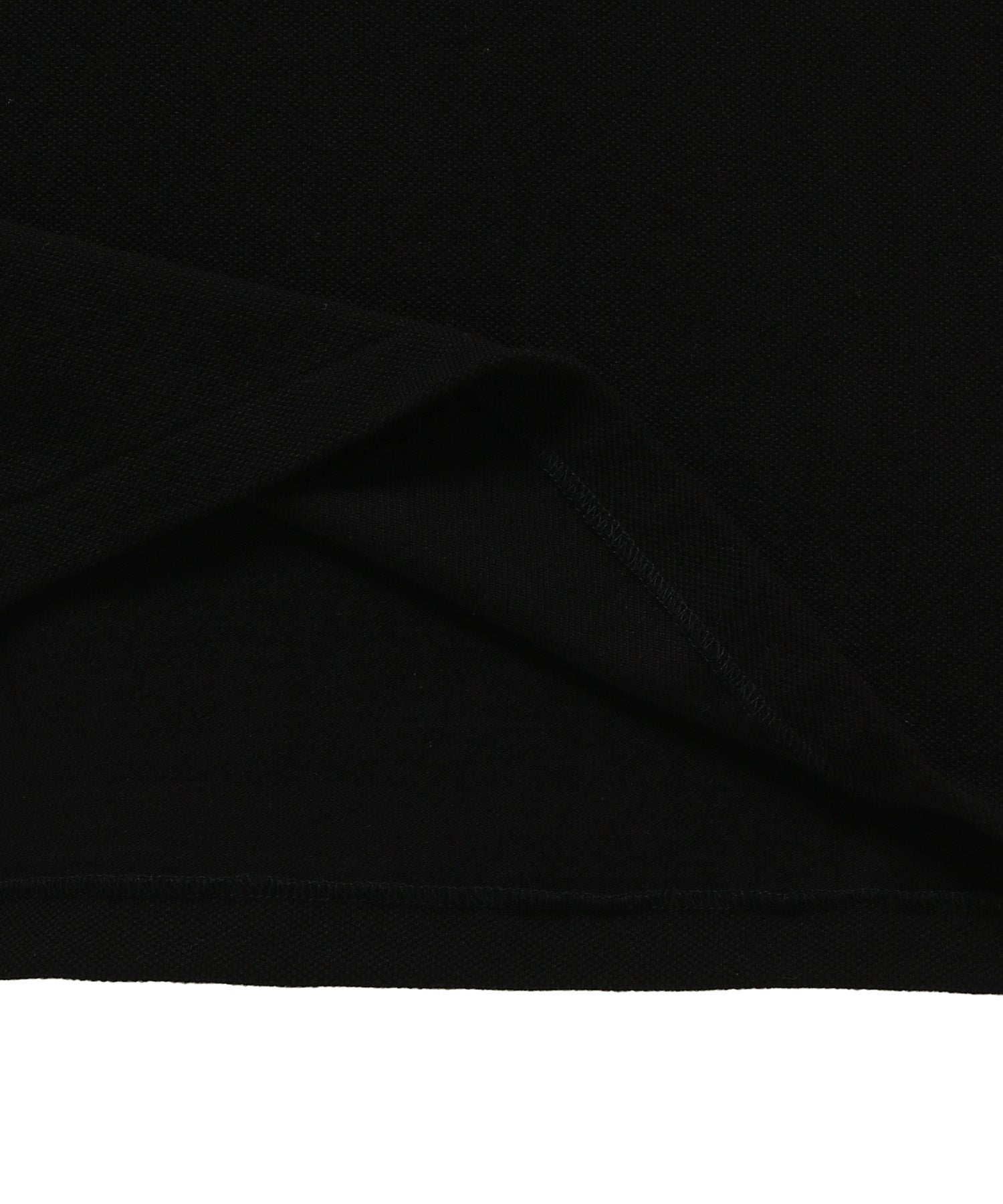 Cotton Pique Jersey Crew Neck Tee